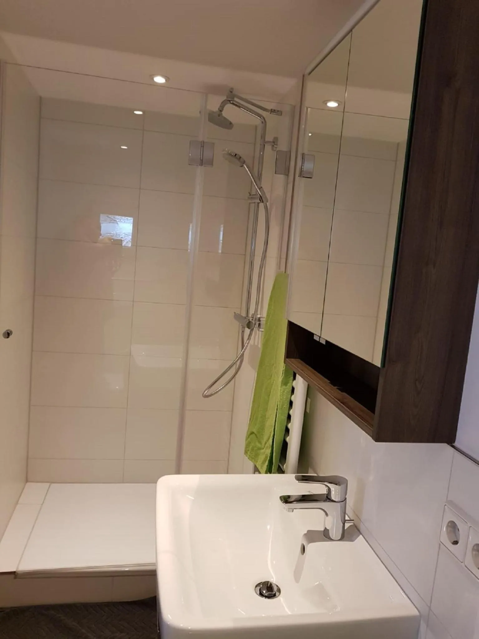 Bathroom in Lindes Ferienwohnung