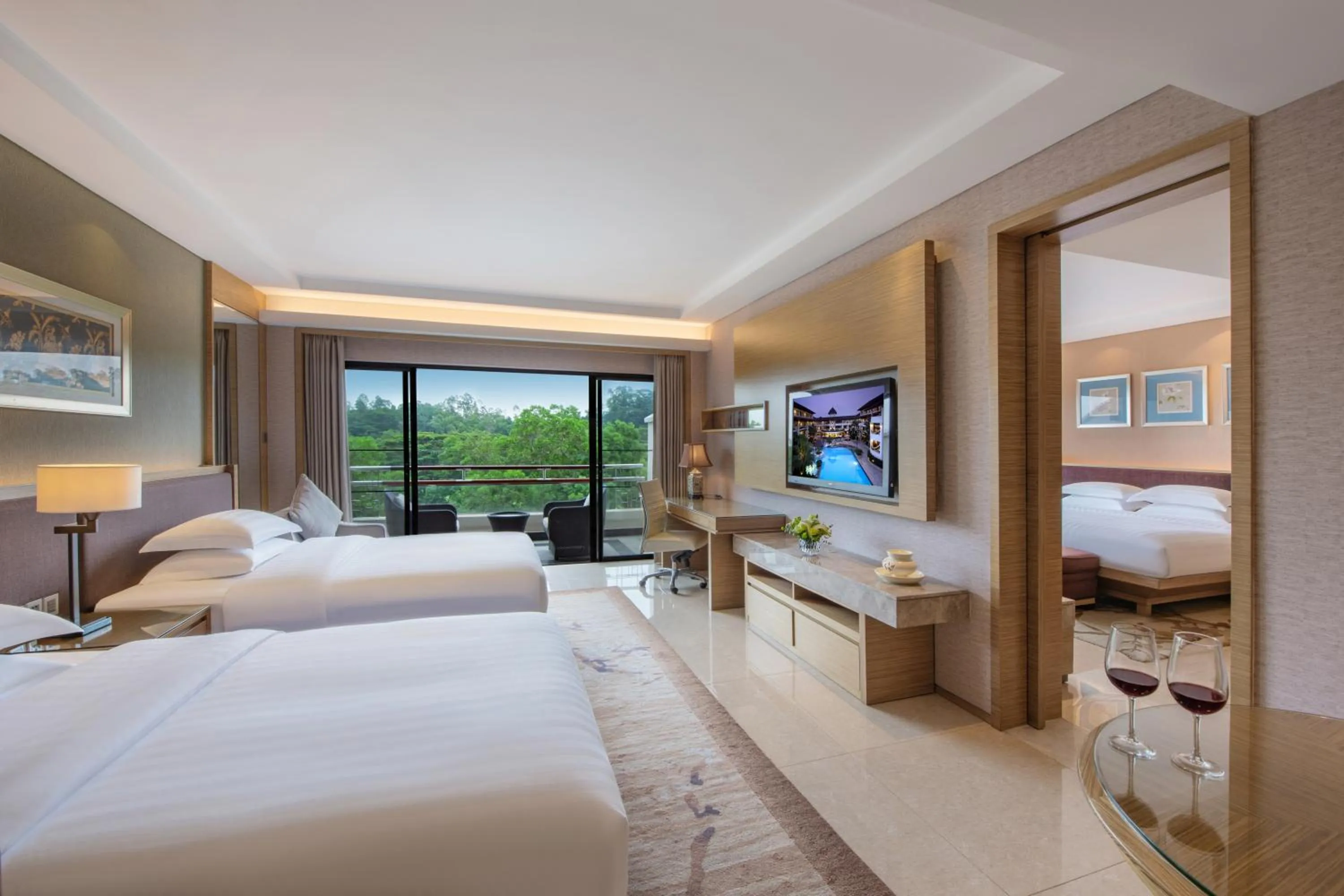 Bed in Mission Hills Hotel Resorts Shenzhen