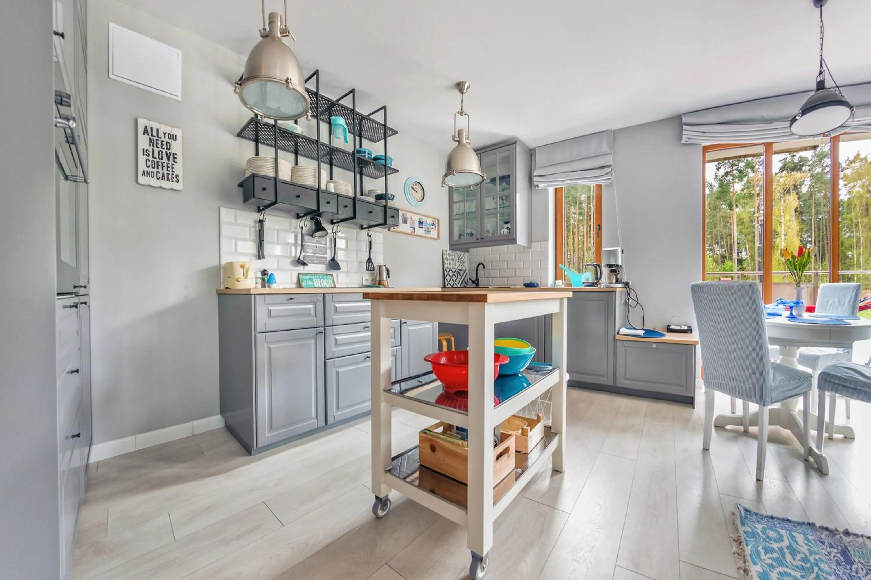 Kitchen or kitchenette in Baltic Park Stegna, Sun & Snow