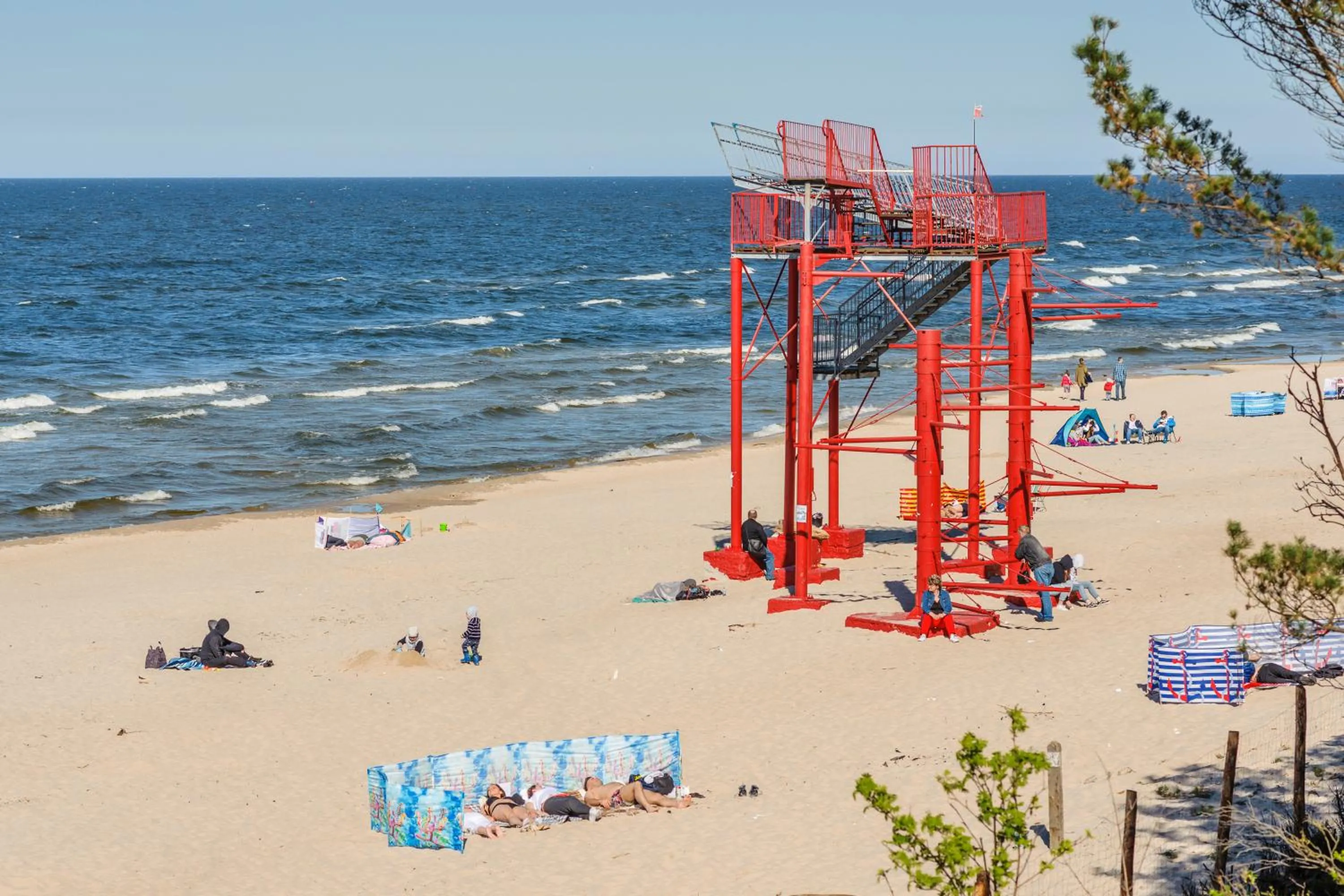 Beach in Baltic Park Stegna, Sun & Snow