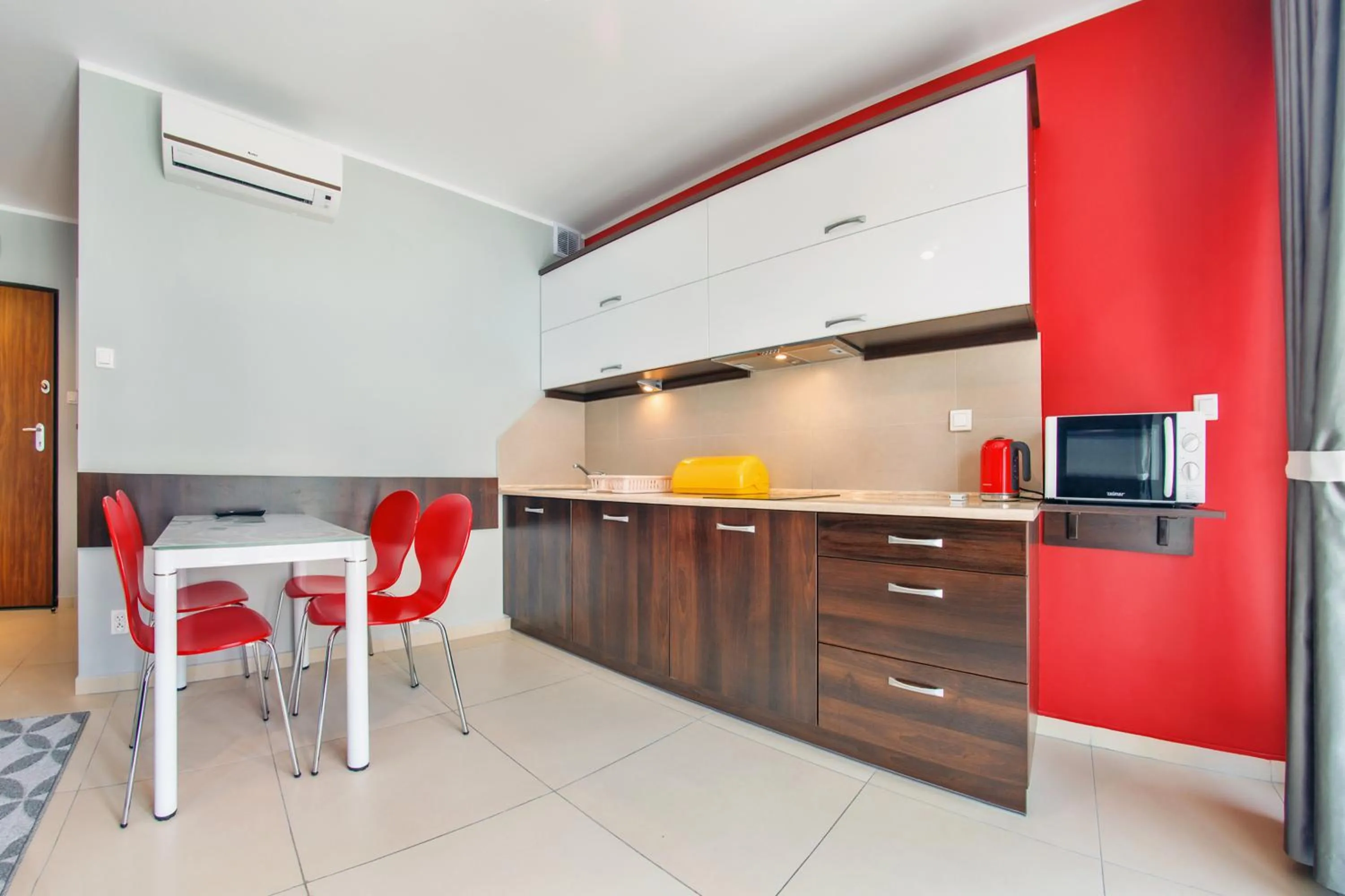 Kitchen or kitchenette in Baltic Park Stegna, Sun & Snow