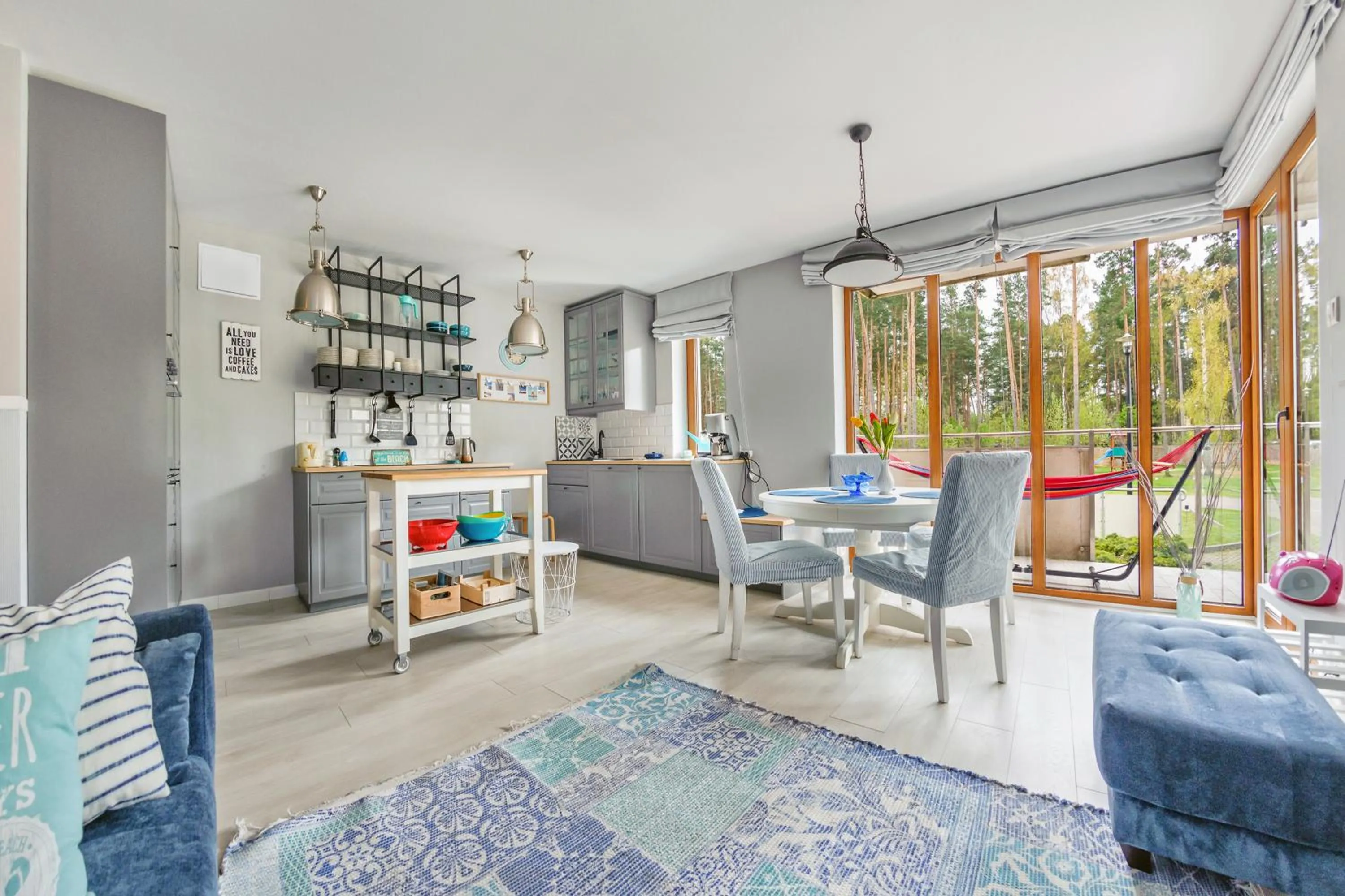Kitchen or kitchenette in Baltic Park Stegna, Sun & Snow