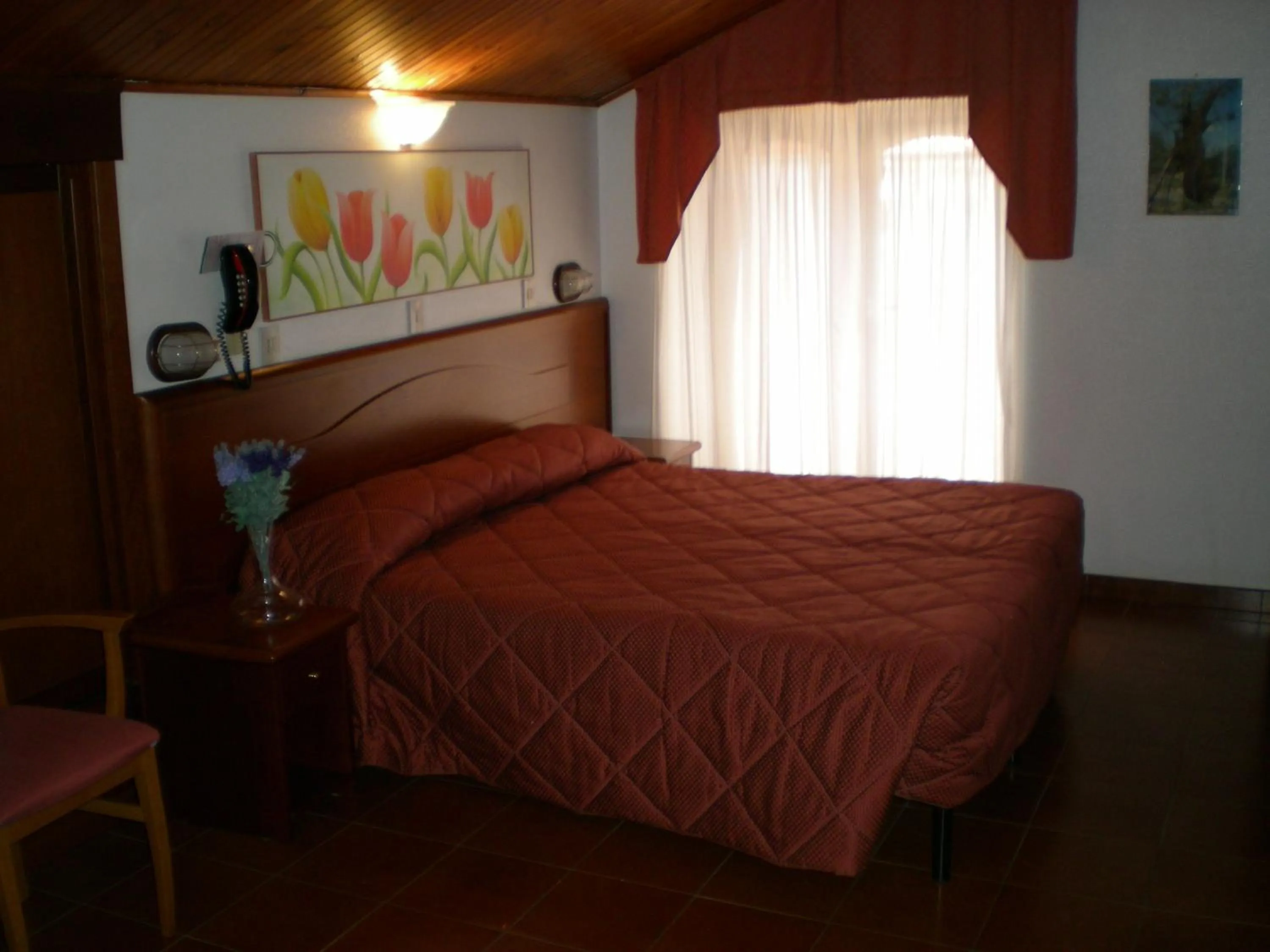 Bed in Hotel Cercone