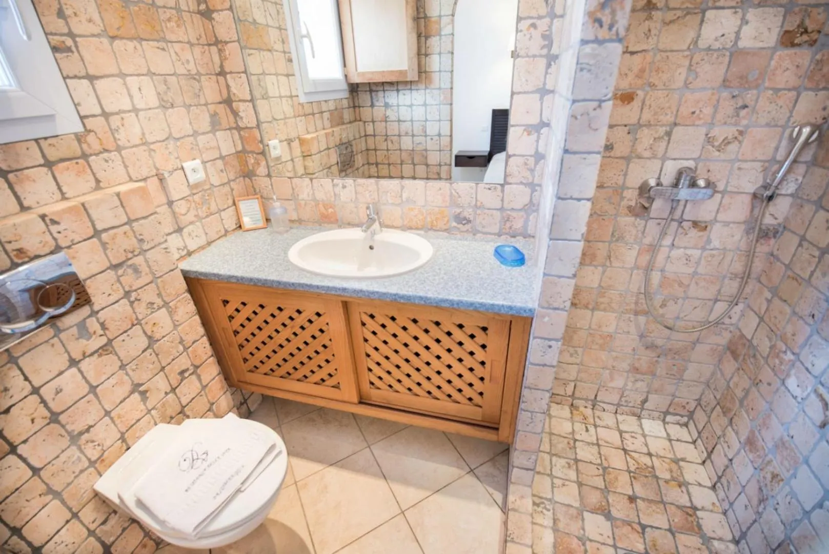 Bathroom in Résidence Dolce Vita de Palombaggia