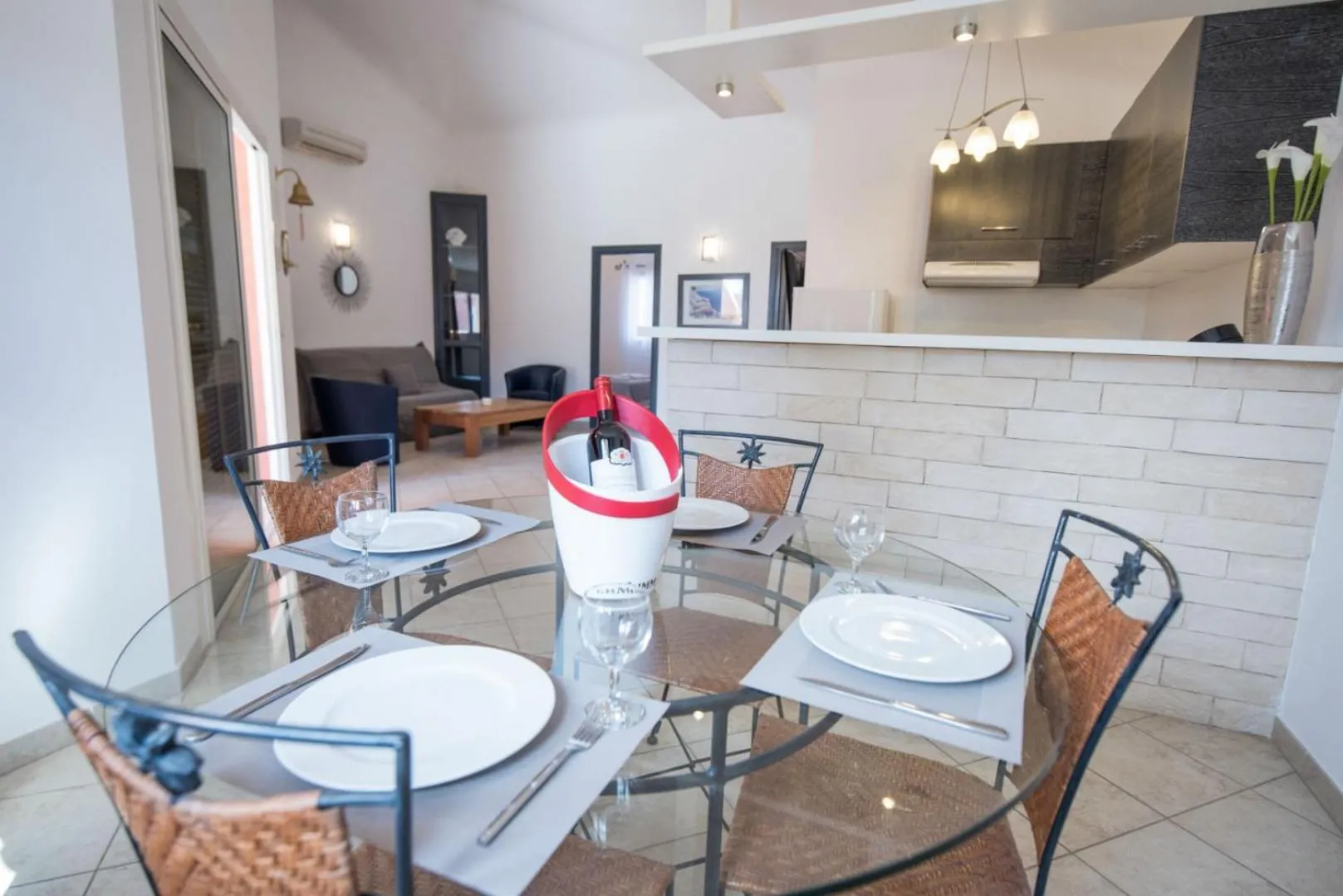 Dining area in Résidence Dolce Vita de Palombaggia