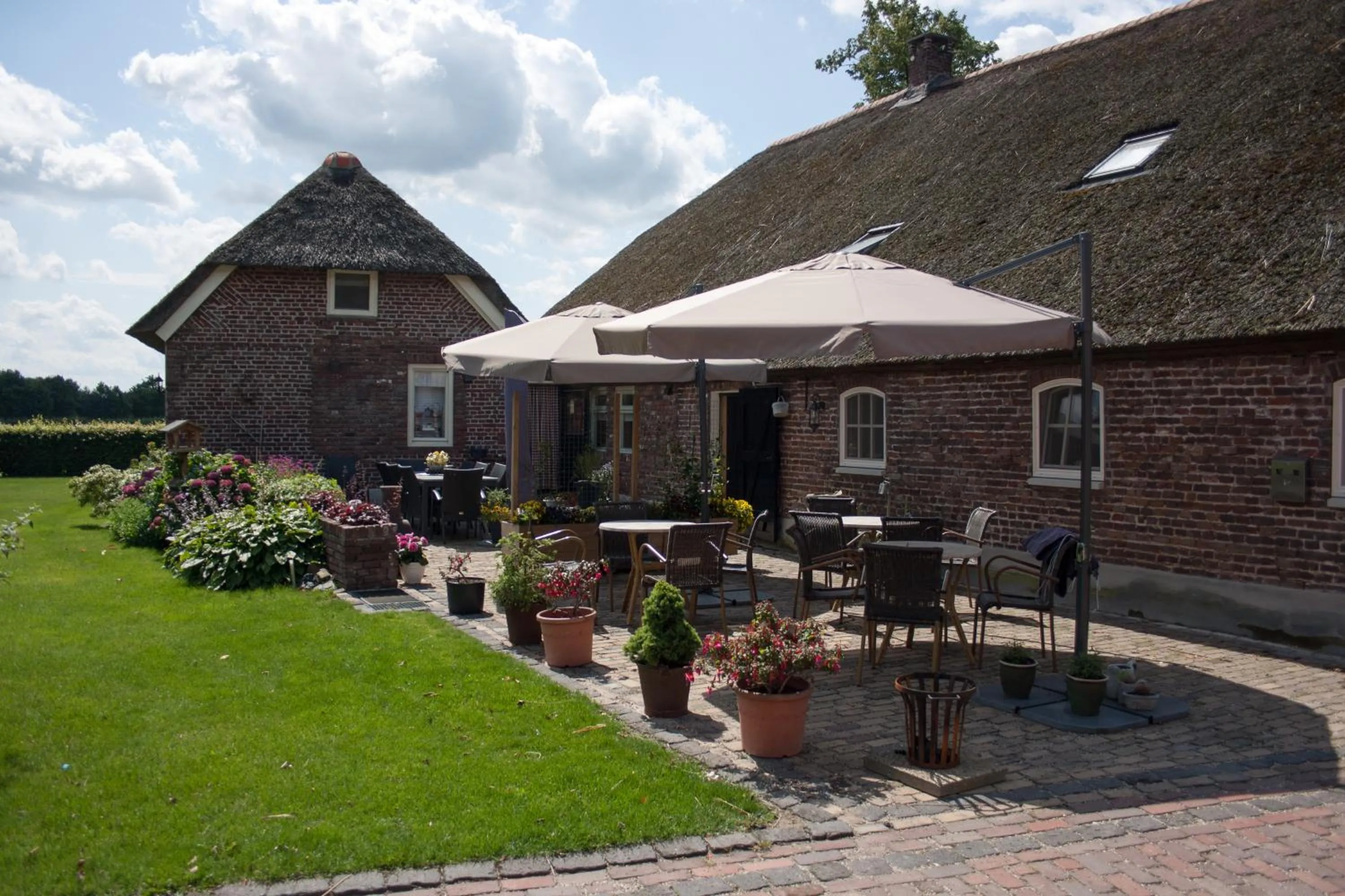 Balcony/Terrace in De Martiene Plats - Bed & Breakfast