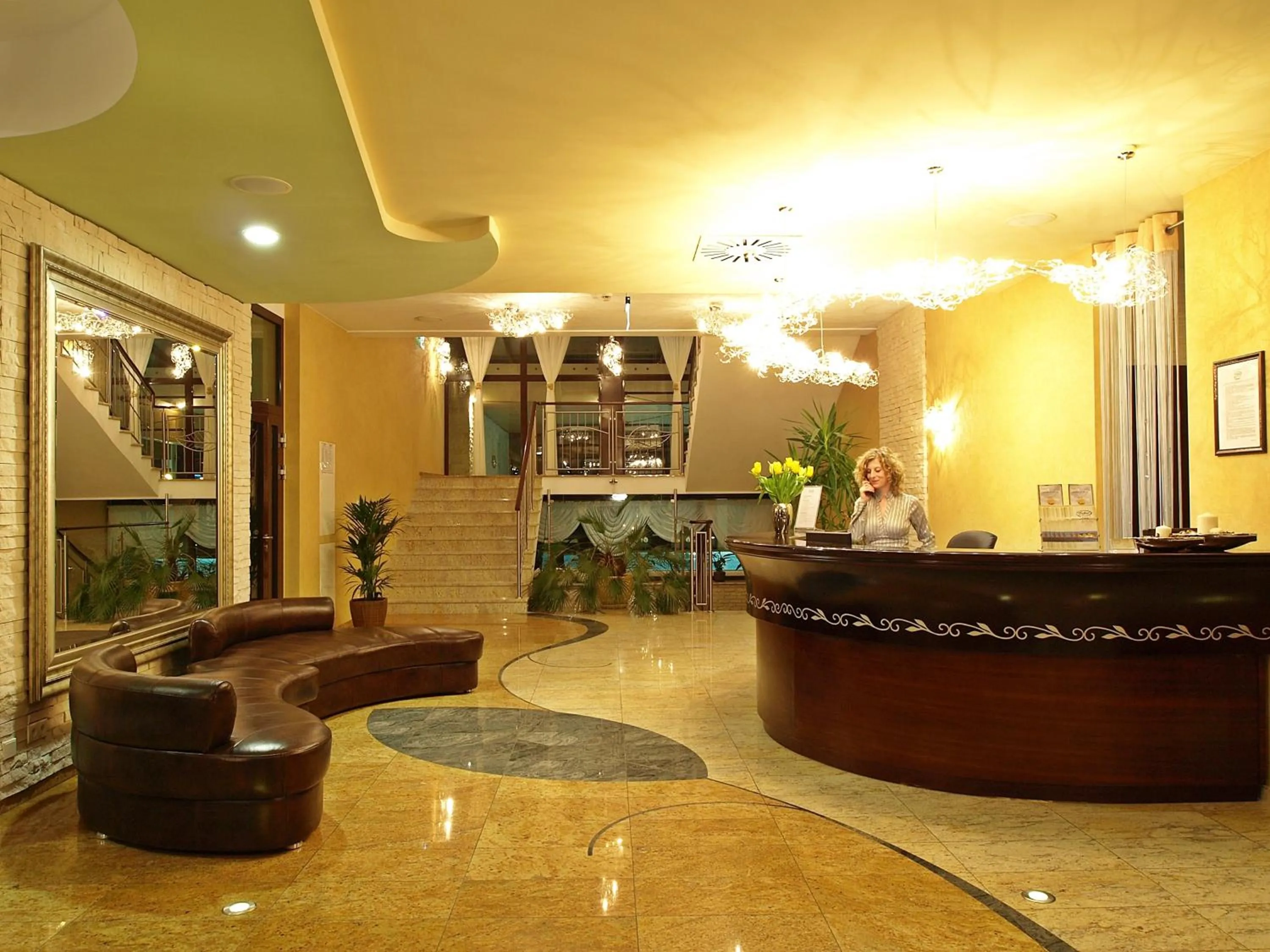 Lobby or reception in Hotel Fajkier