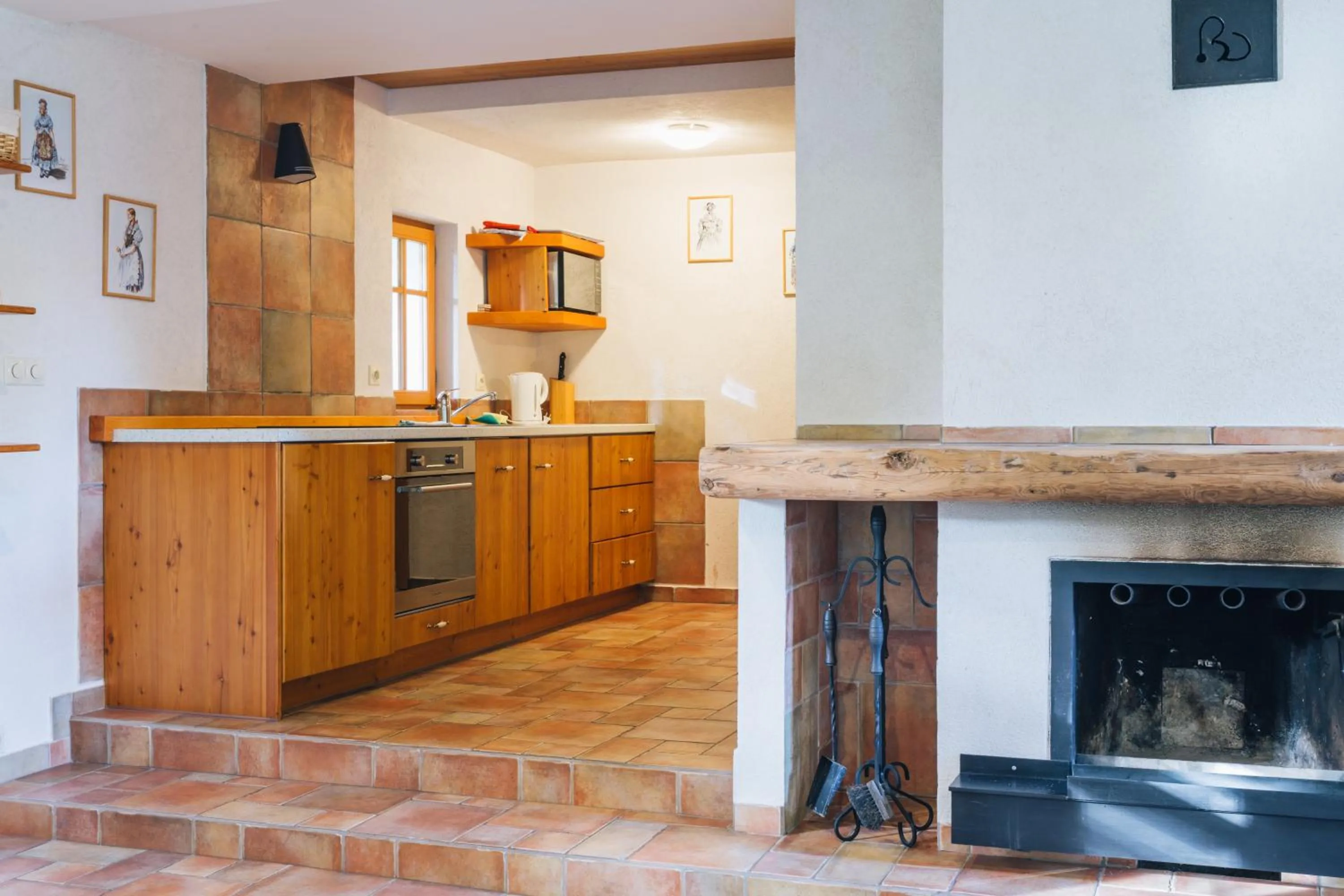 Kitchen or kitchenette in Resort Malevil