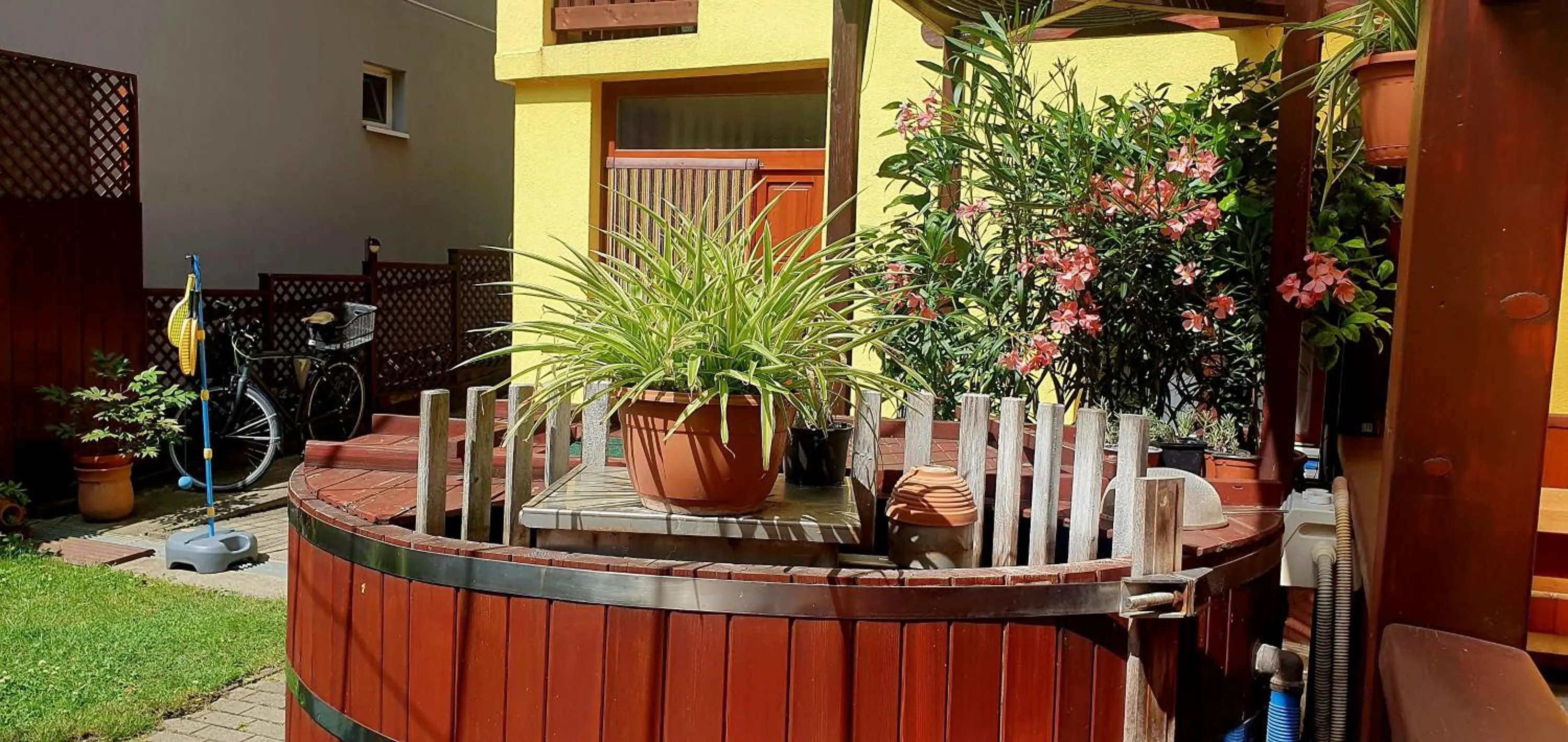 Garden in Apart Júlia Villa