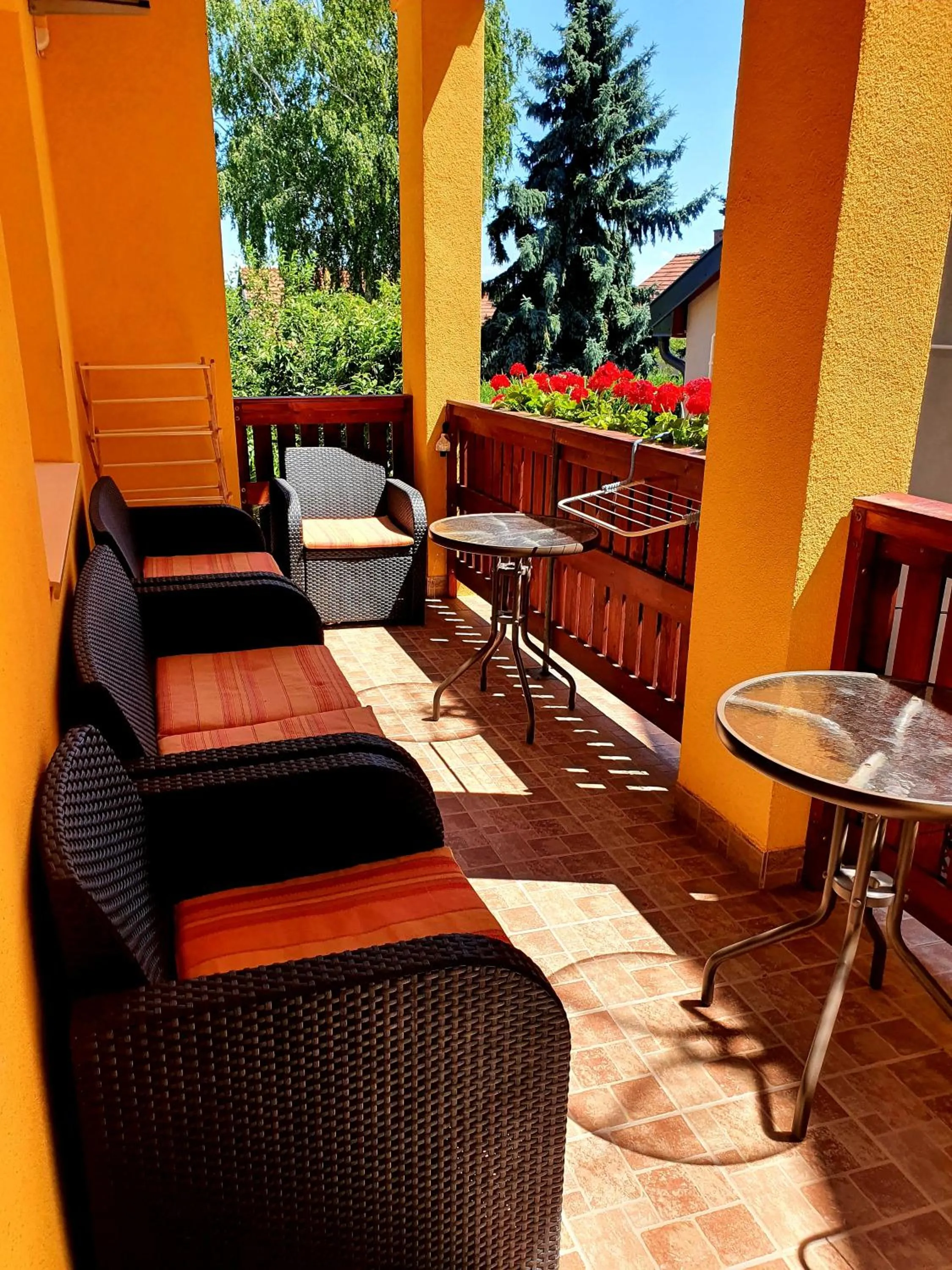 Balcony/Terrace in Apart Júlia Villa