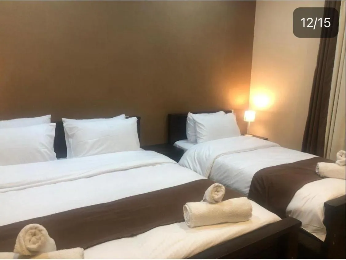 Bed in Borjomi Yellow Hotel