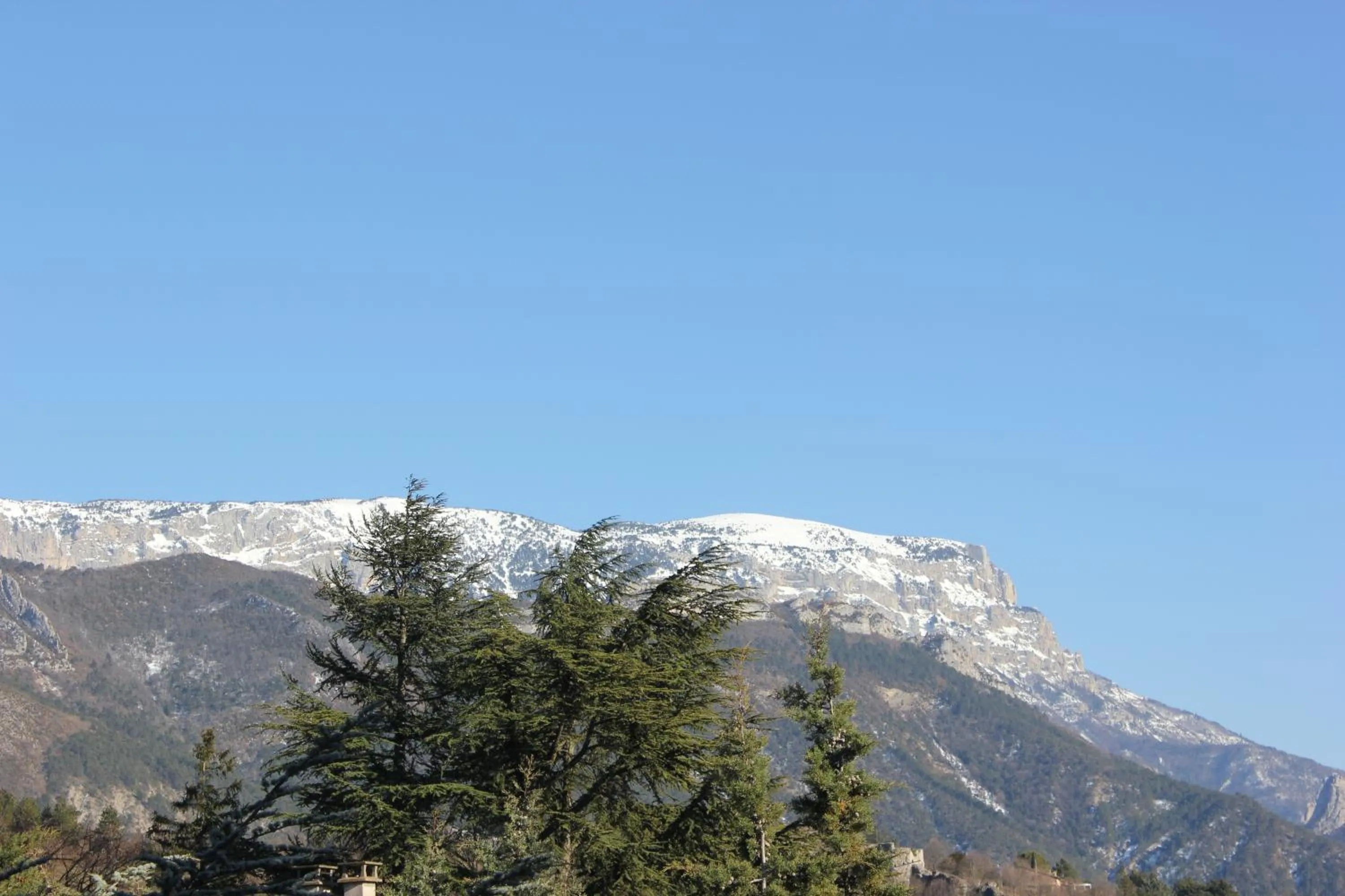 Mountain view in Logis Hotel & Restaurant Le Carnot