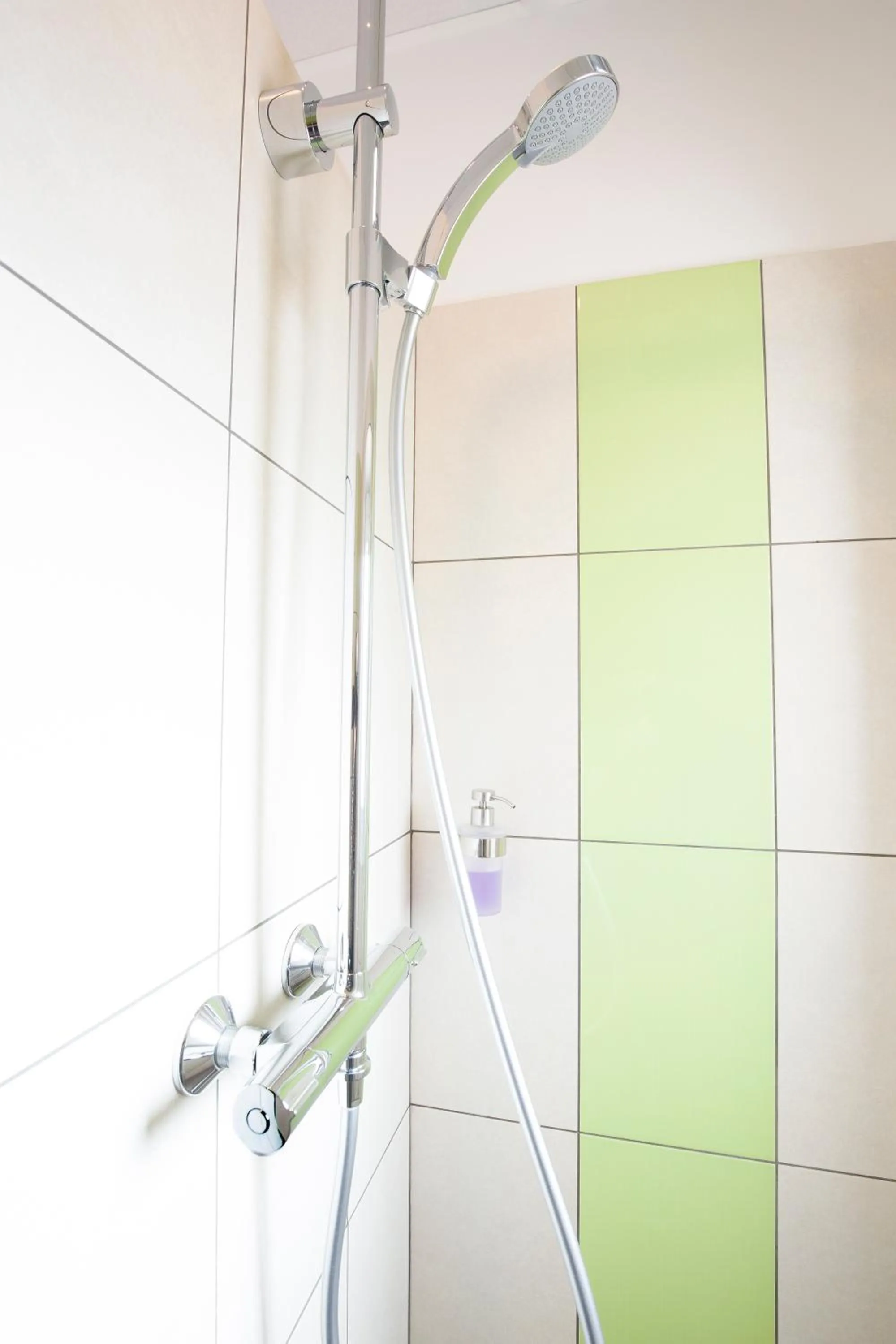 Shower in Logis Hotel & Restaurant Le Carnot