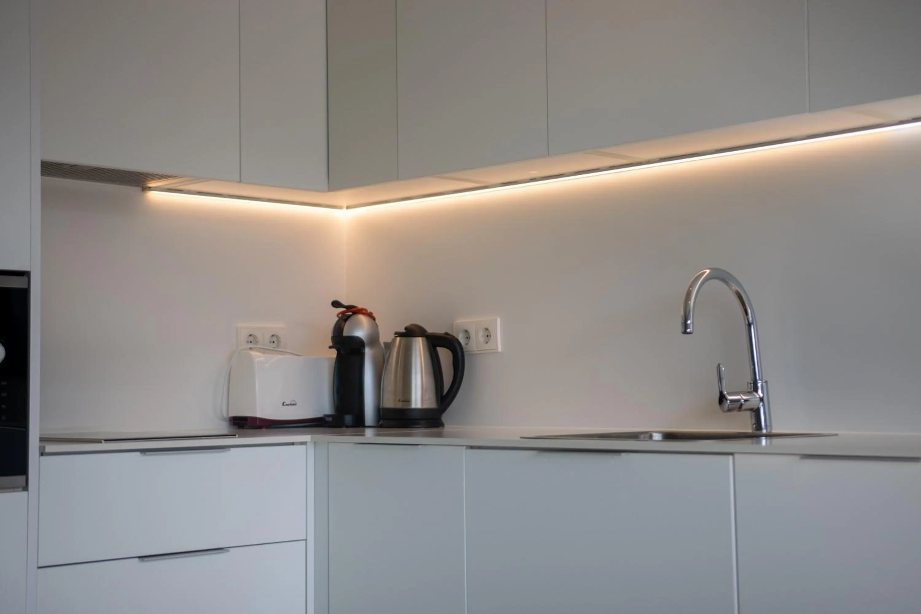 Kitchen or kitchenette in Daro Apartments