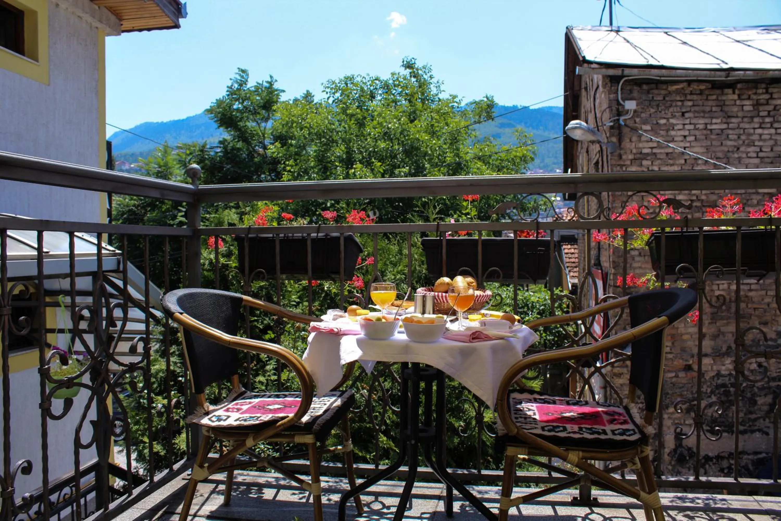 Balcony/Terrace in Pansion Stari Grad
