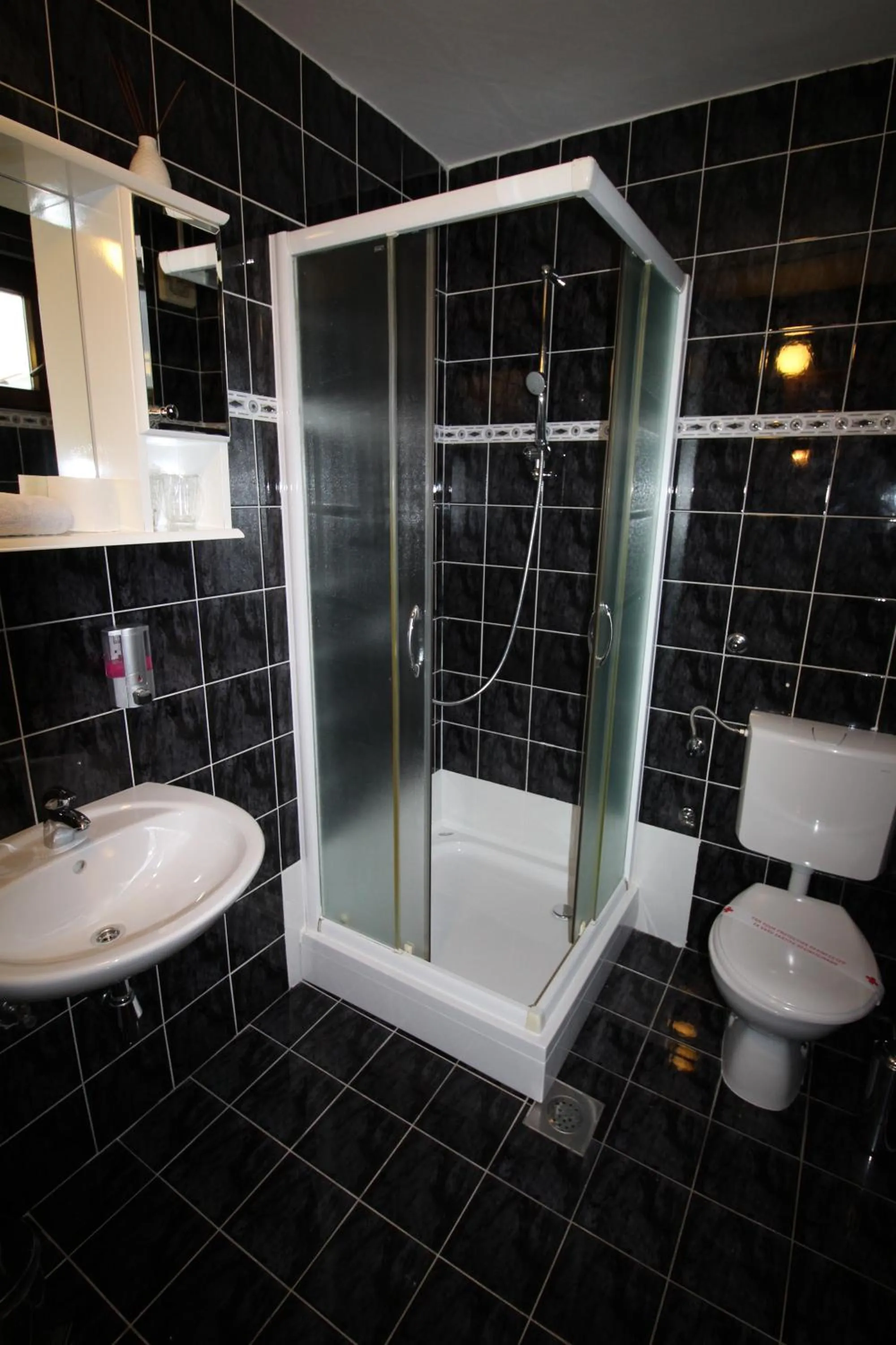 Shower in Pansion Stari Grad