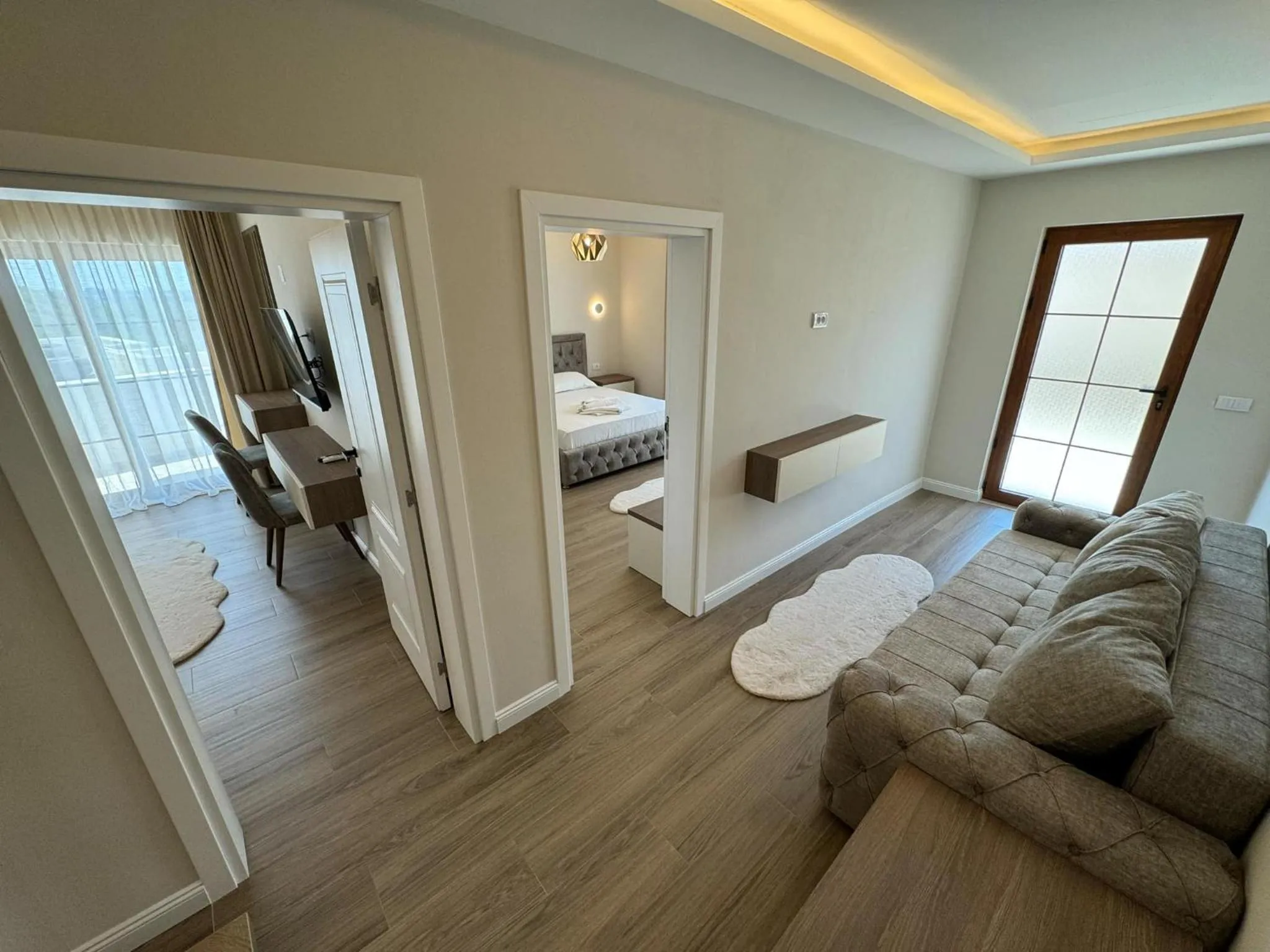 Bed in Apart Hotel Llolla