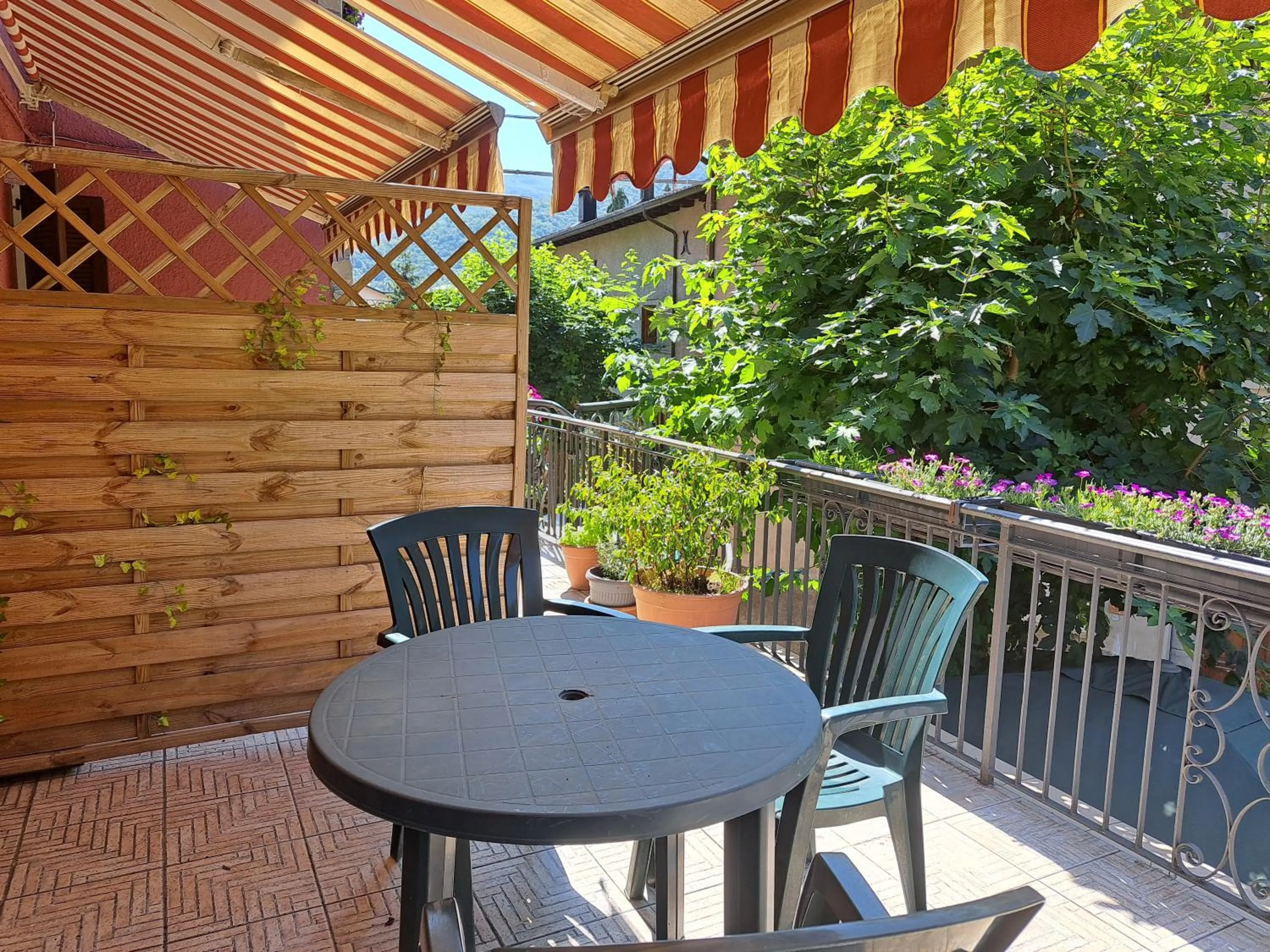 Balcony/Terrace in hotel Bologna