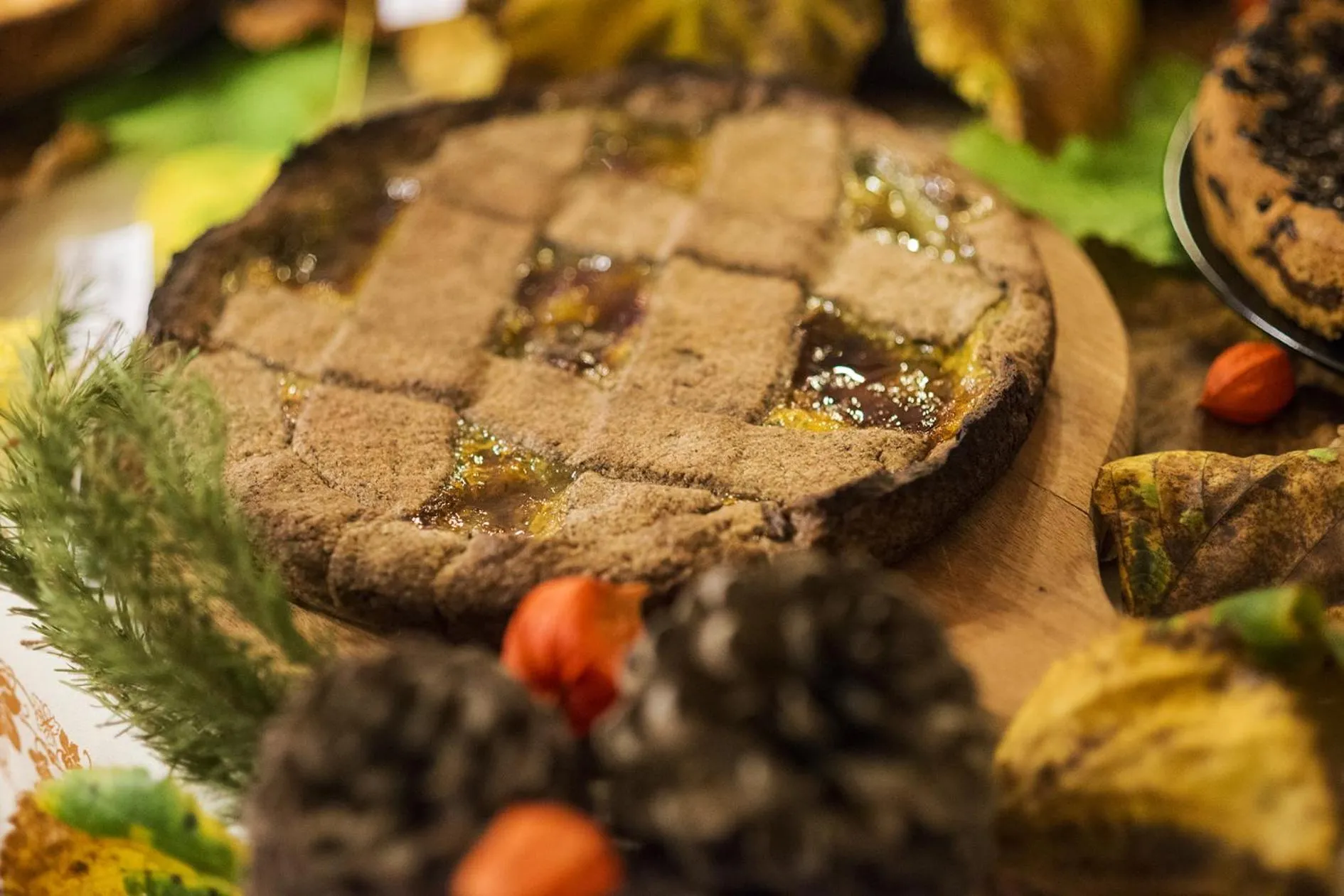 Food close-up in hotel Bologna