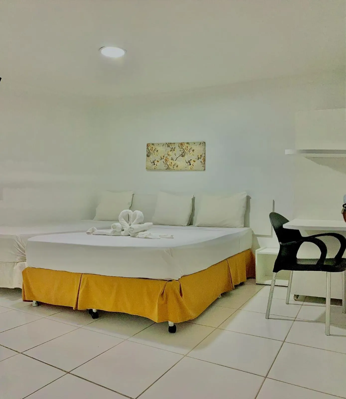 Bed in Pousada Marahub