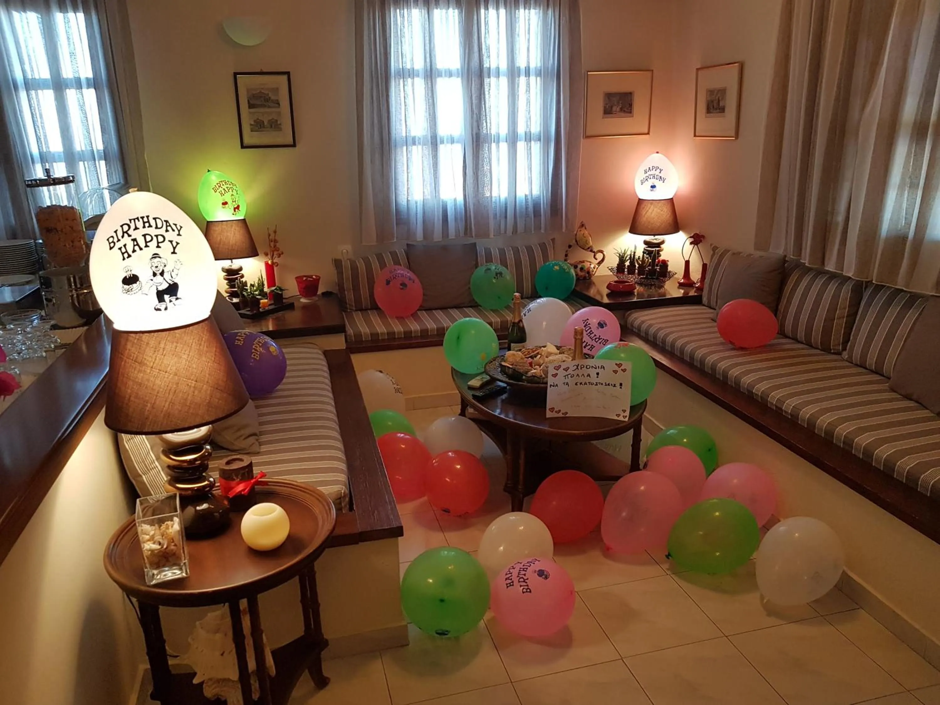 Communal lounge/ TV room in Abelonas Village