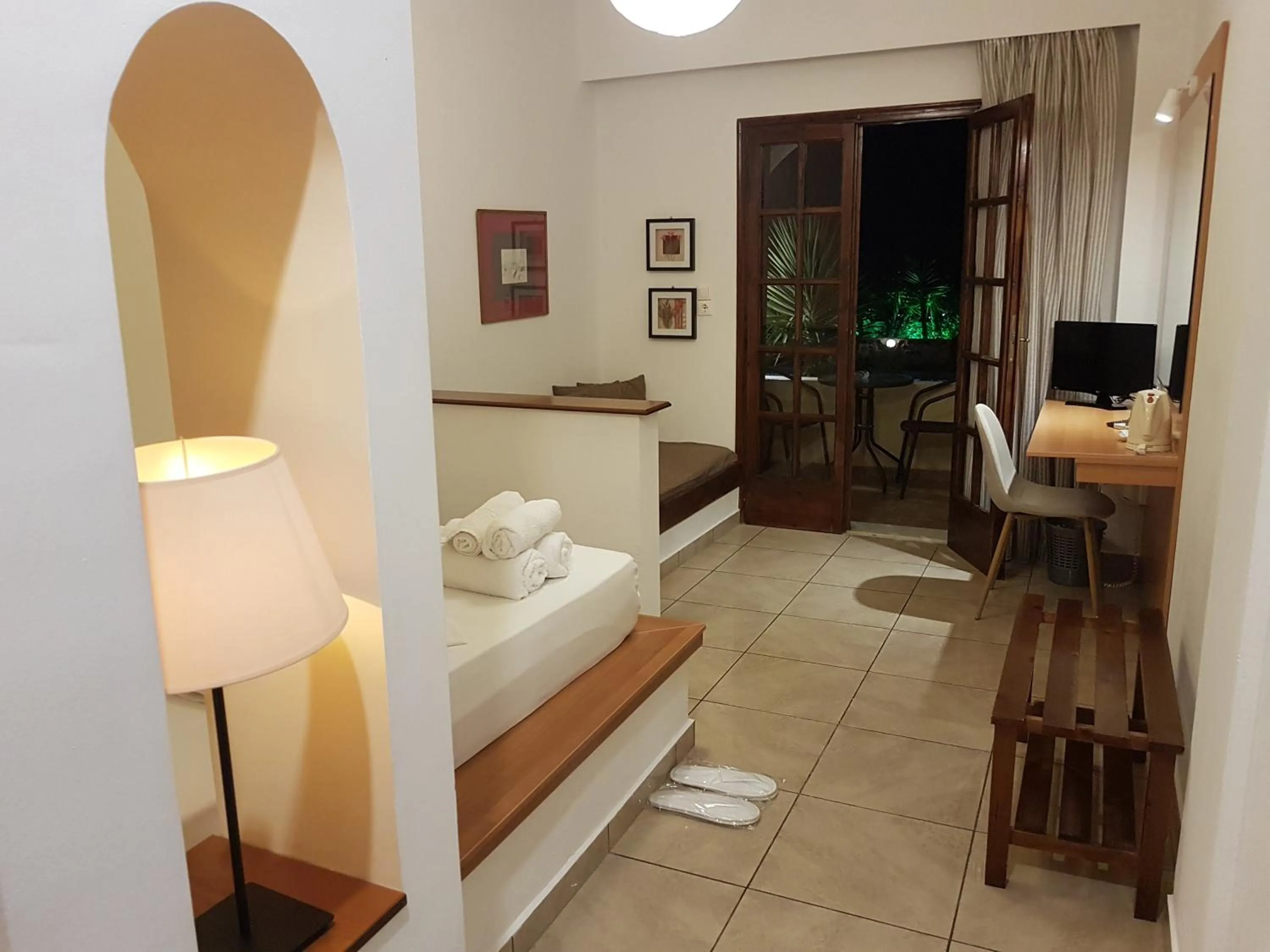 Decorative detail, Bed in Abelonas Village