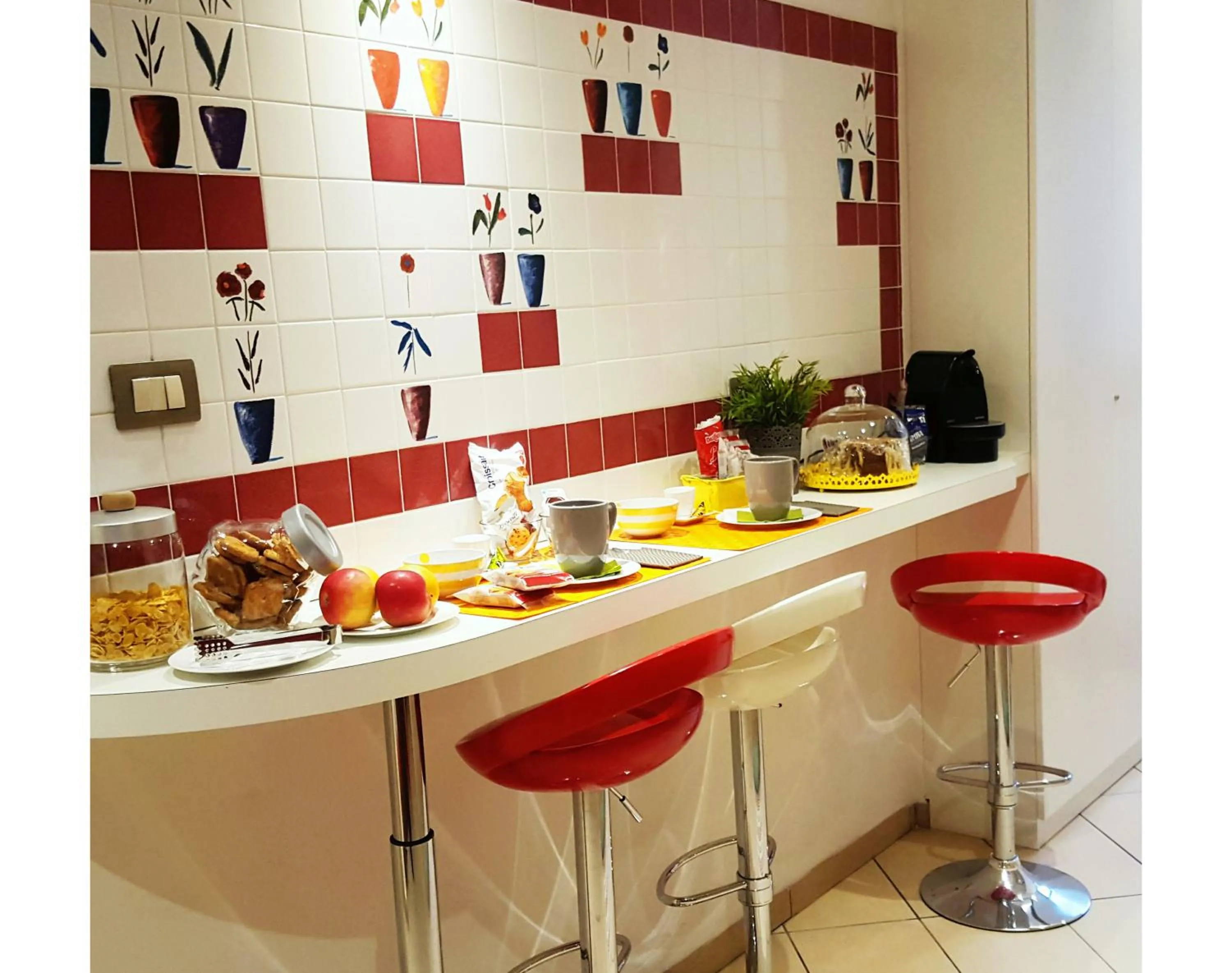 Communal kitchen in B&B Emozioni Romane