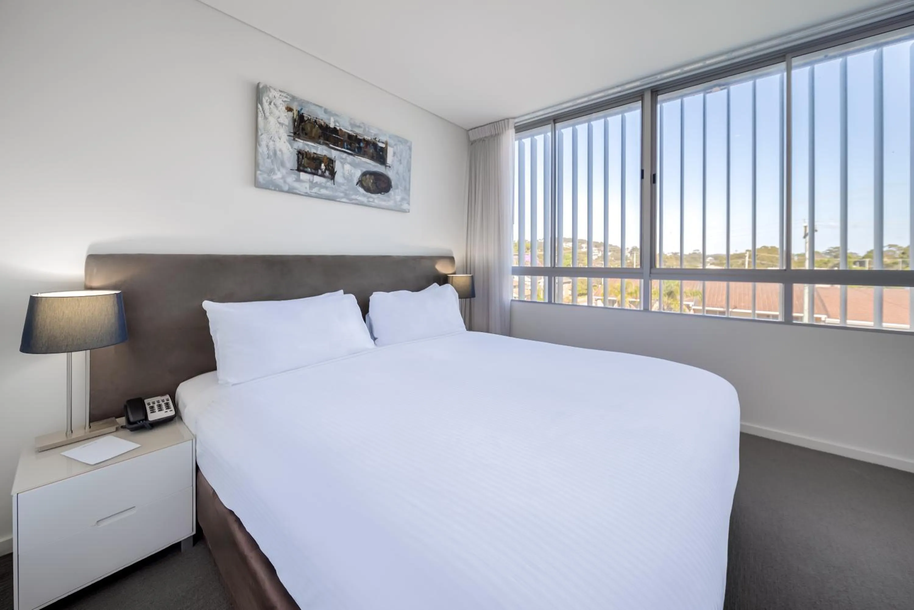 Bed in Oaks Nelson Bay Lure Suites