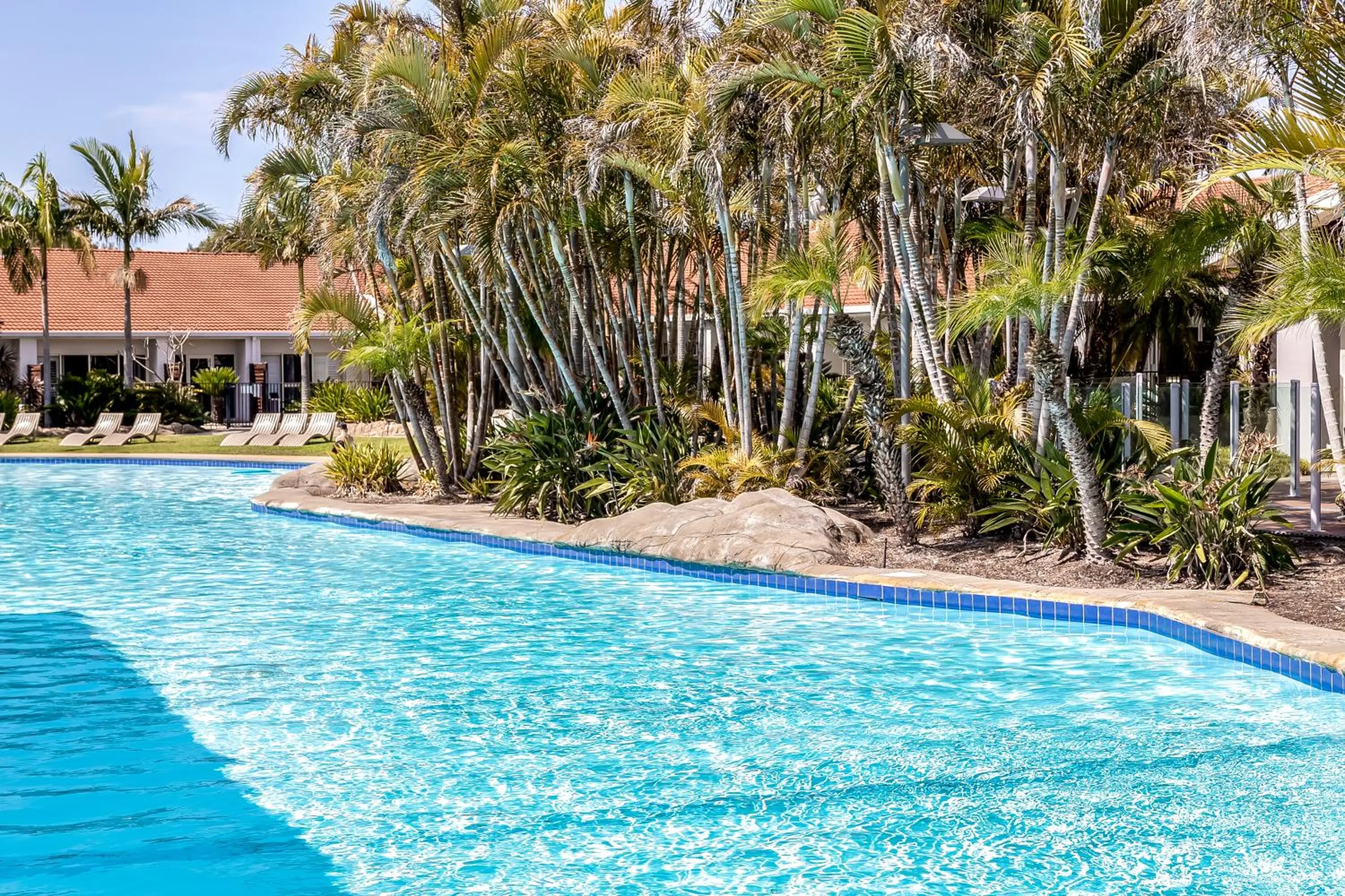 Pool view in Oaks Port Stephens Pacific Blue Resort