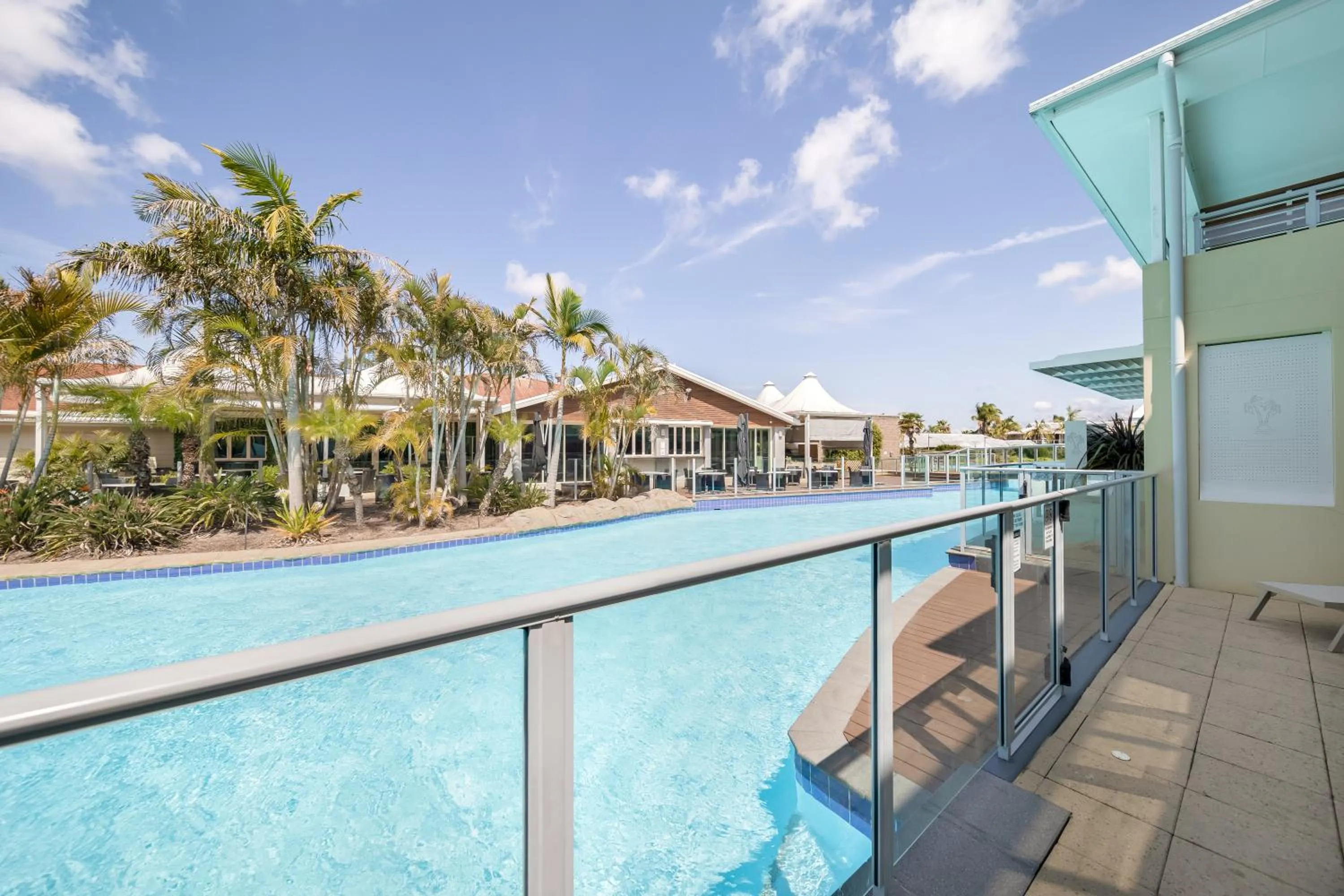 Pool view in Oaks Port Stephens Pacific Blue Resort