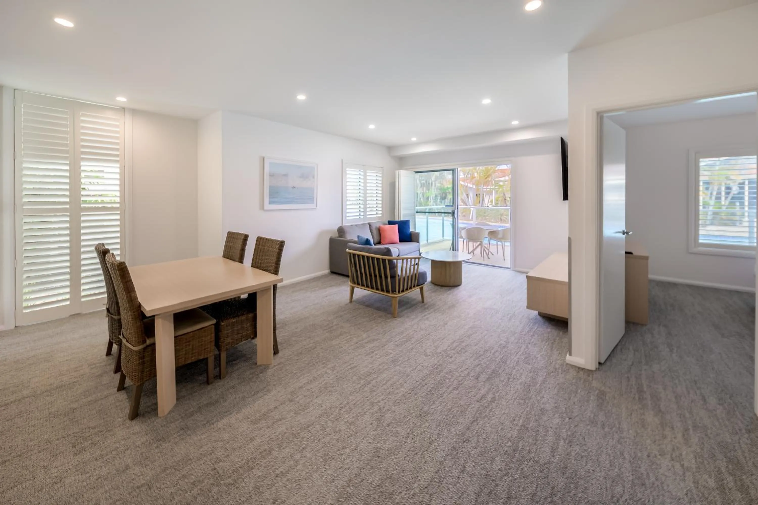 Living room in Oaks Port Stephens Pacific Blue Resort