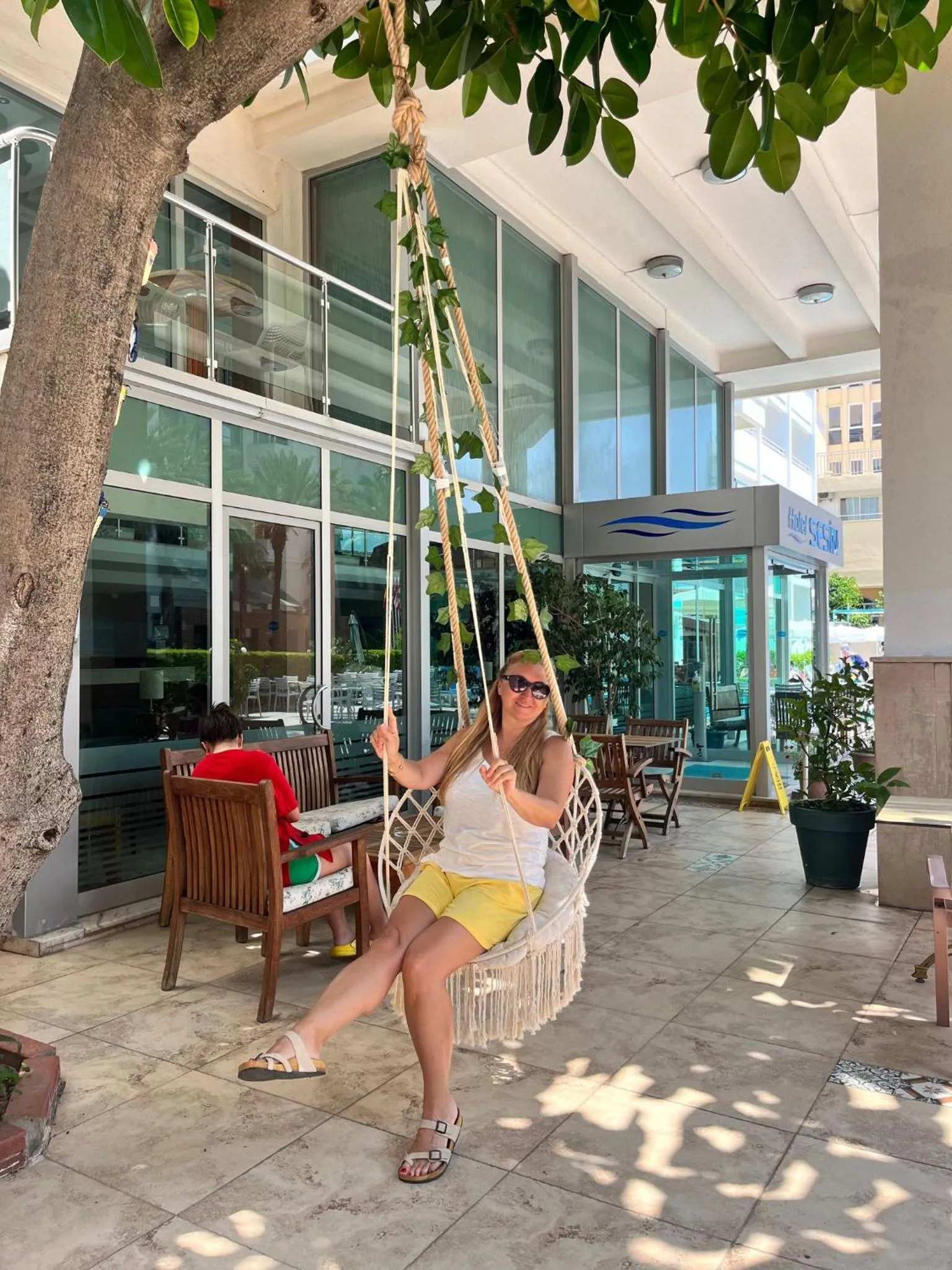 Garden in Sesin Hotel