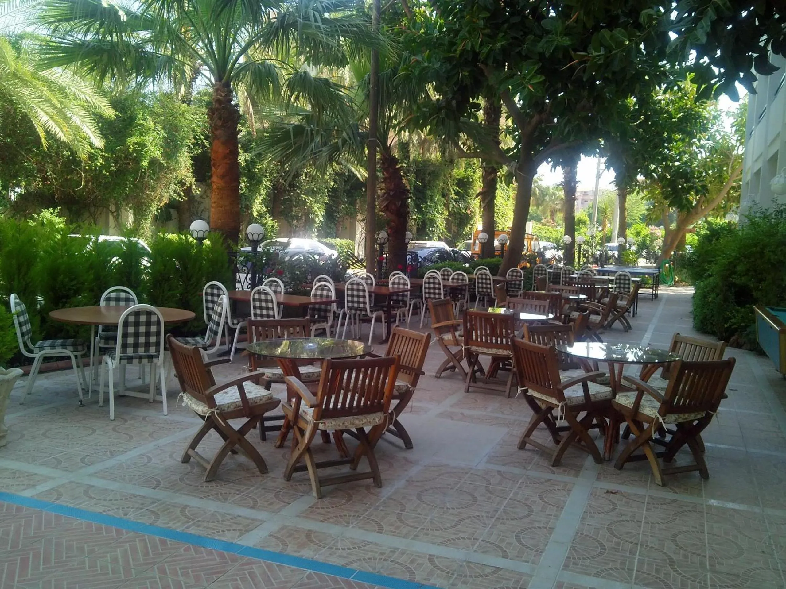 Garden in Sesin Hotel