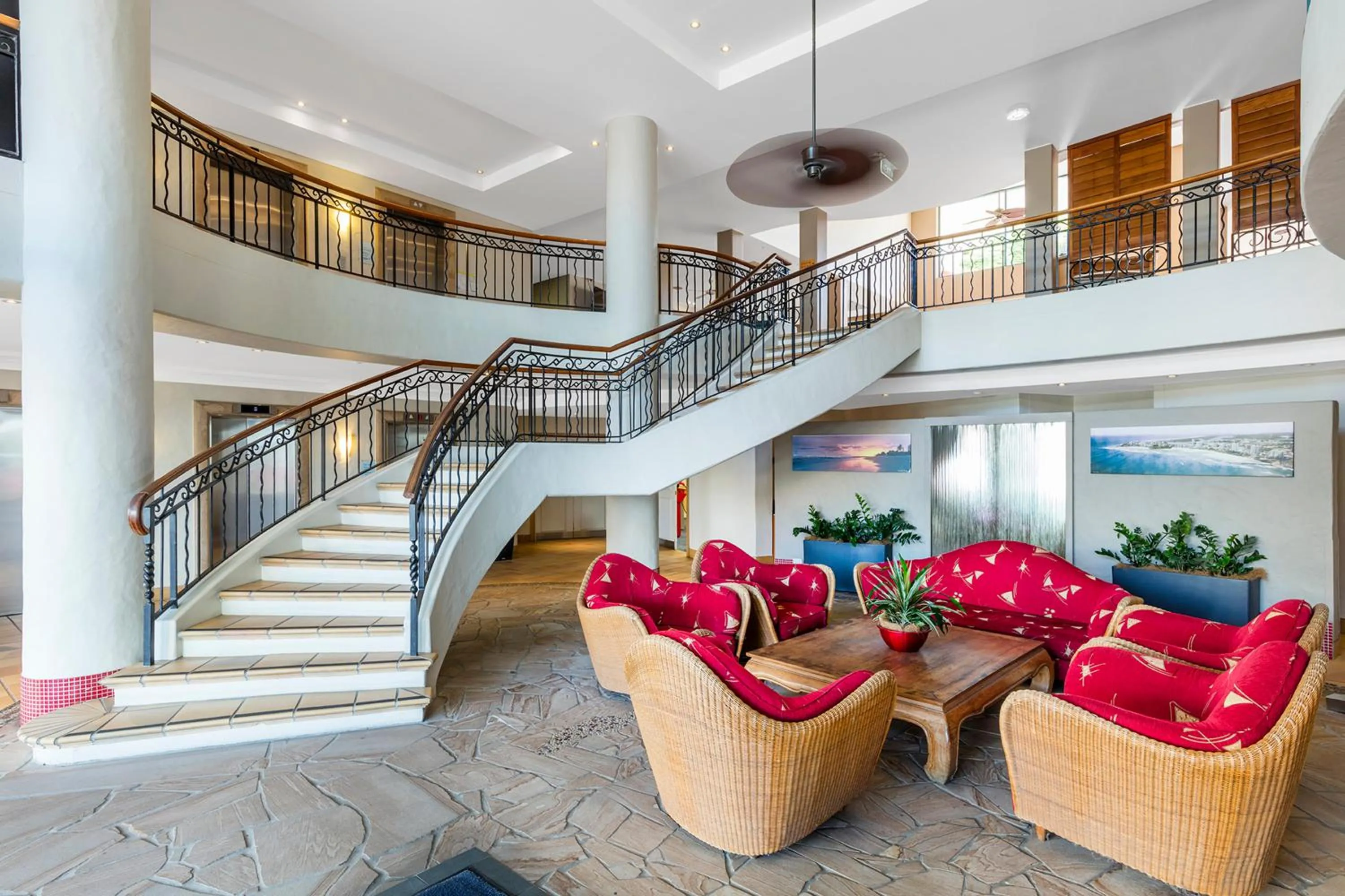 Lobby or reception in Oaks Gold Coast Calypso Plaza Suites