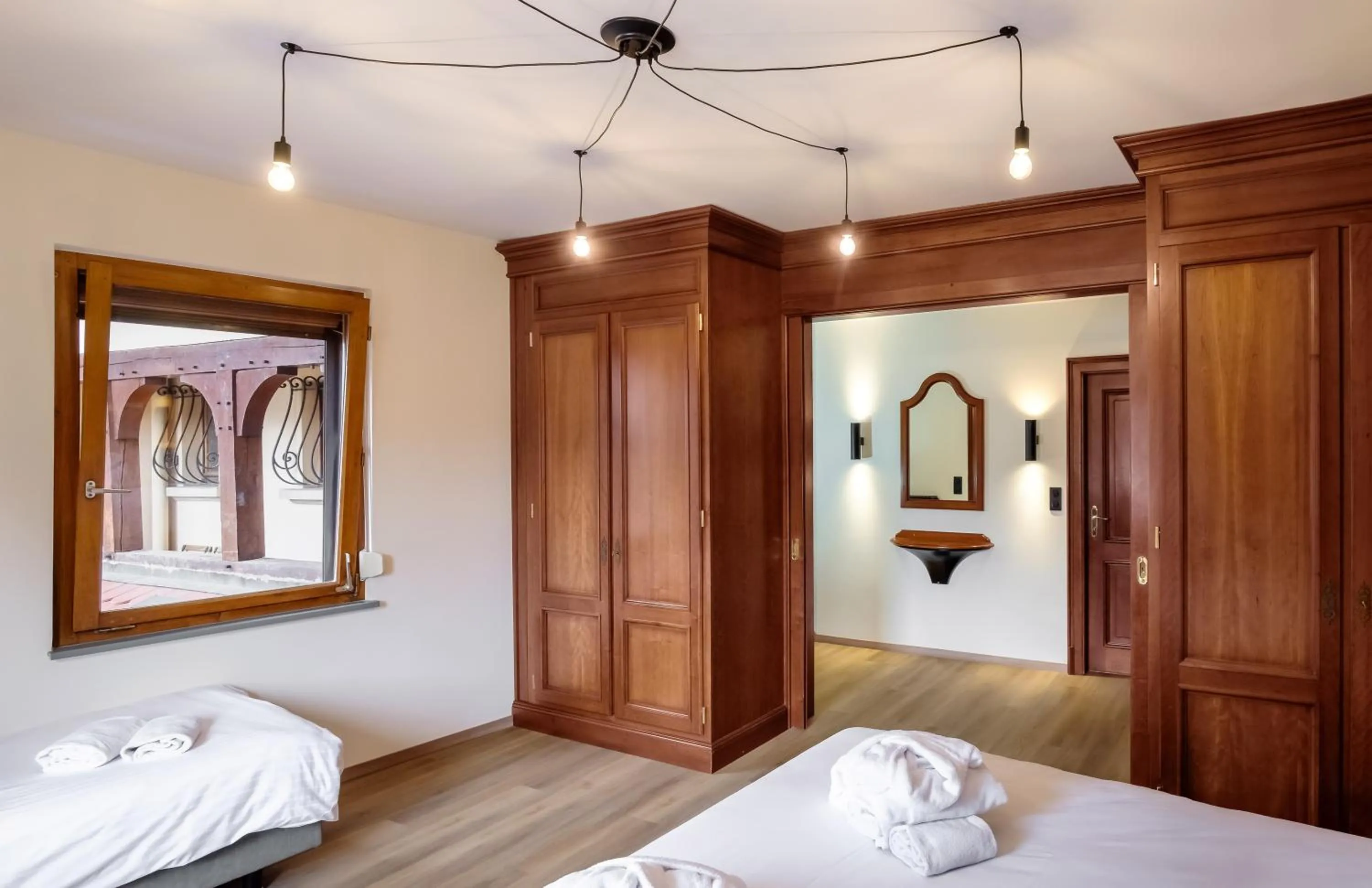 Photo of the whole room, Bed in Hôtel au Heimbach