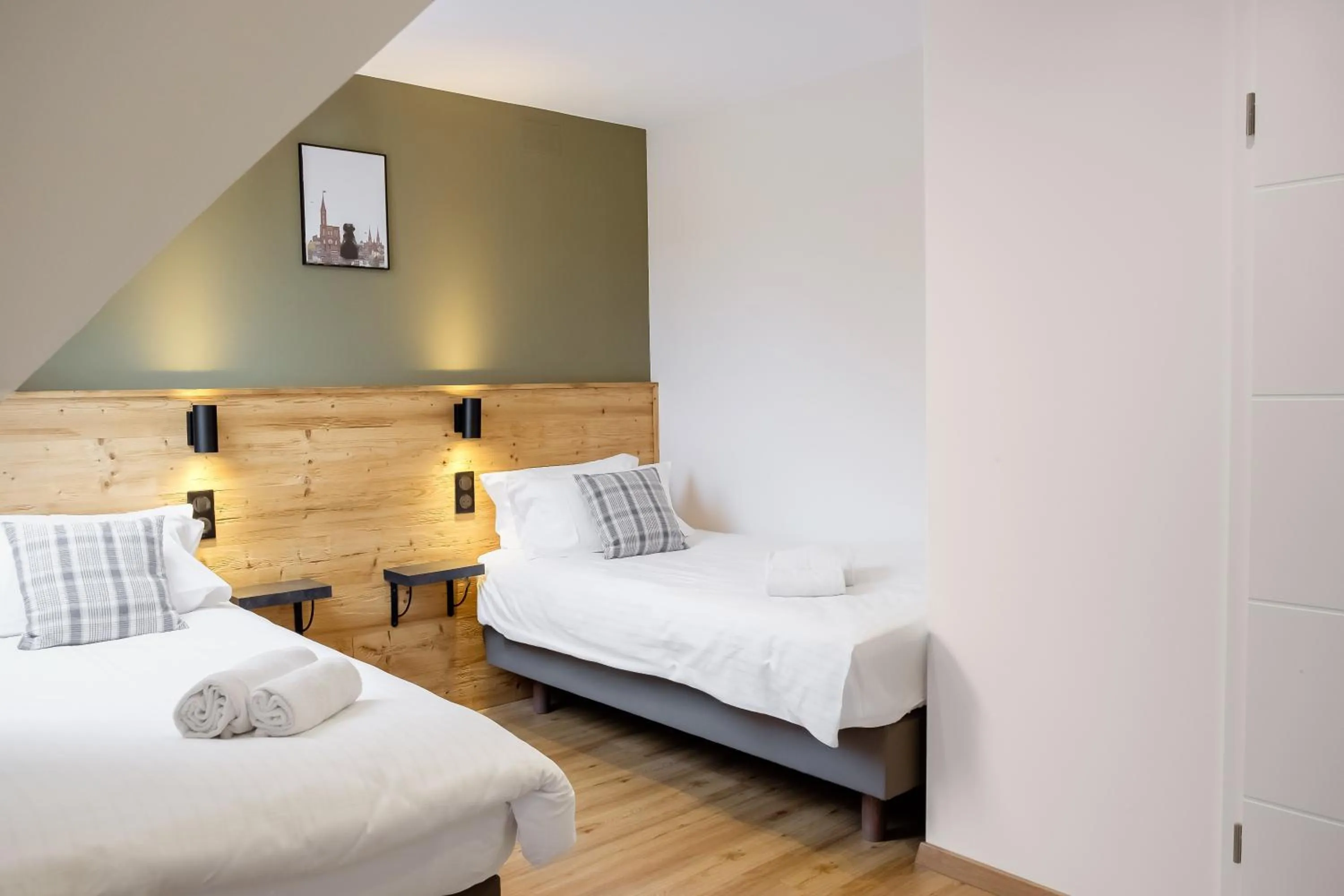 Bed in Hôtel au Heimbach