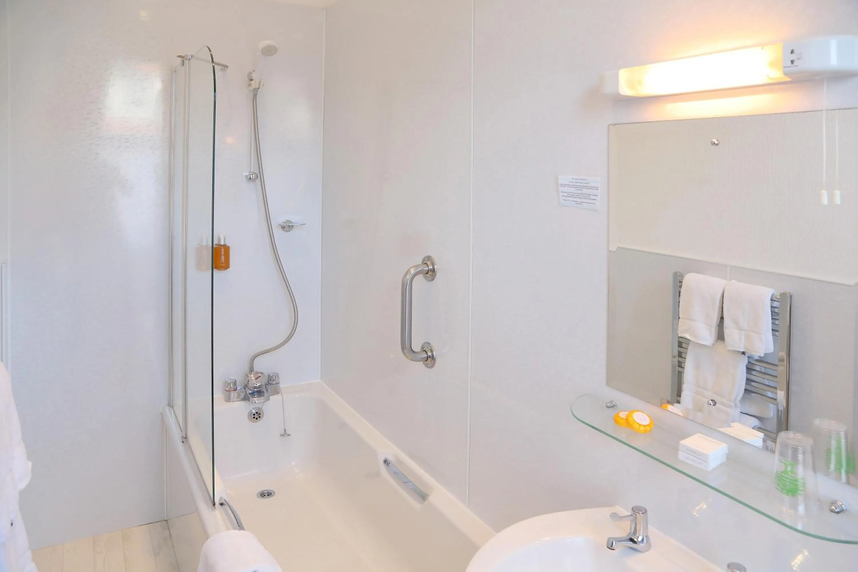 Bathroom in Saxonville Hotel