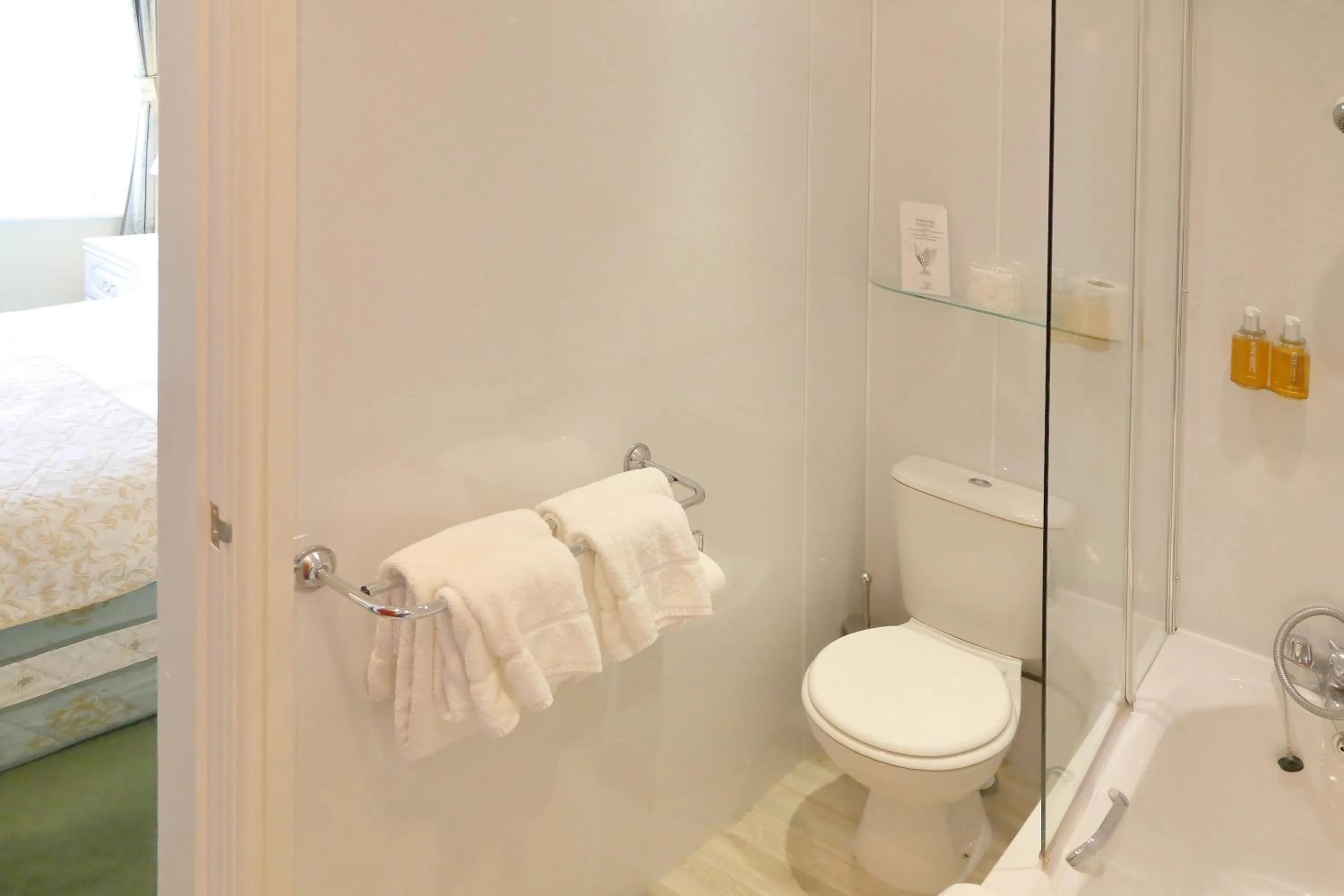 Toilet in Saxonville Hotel