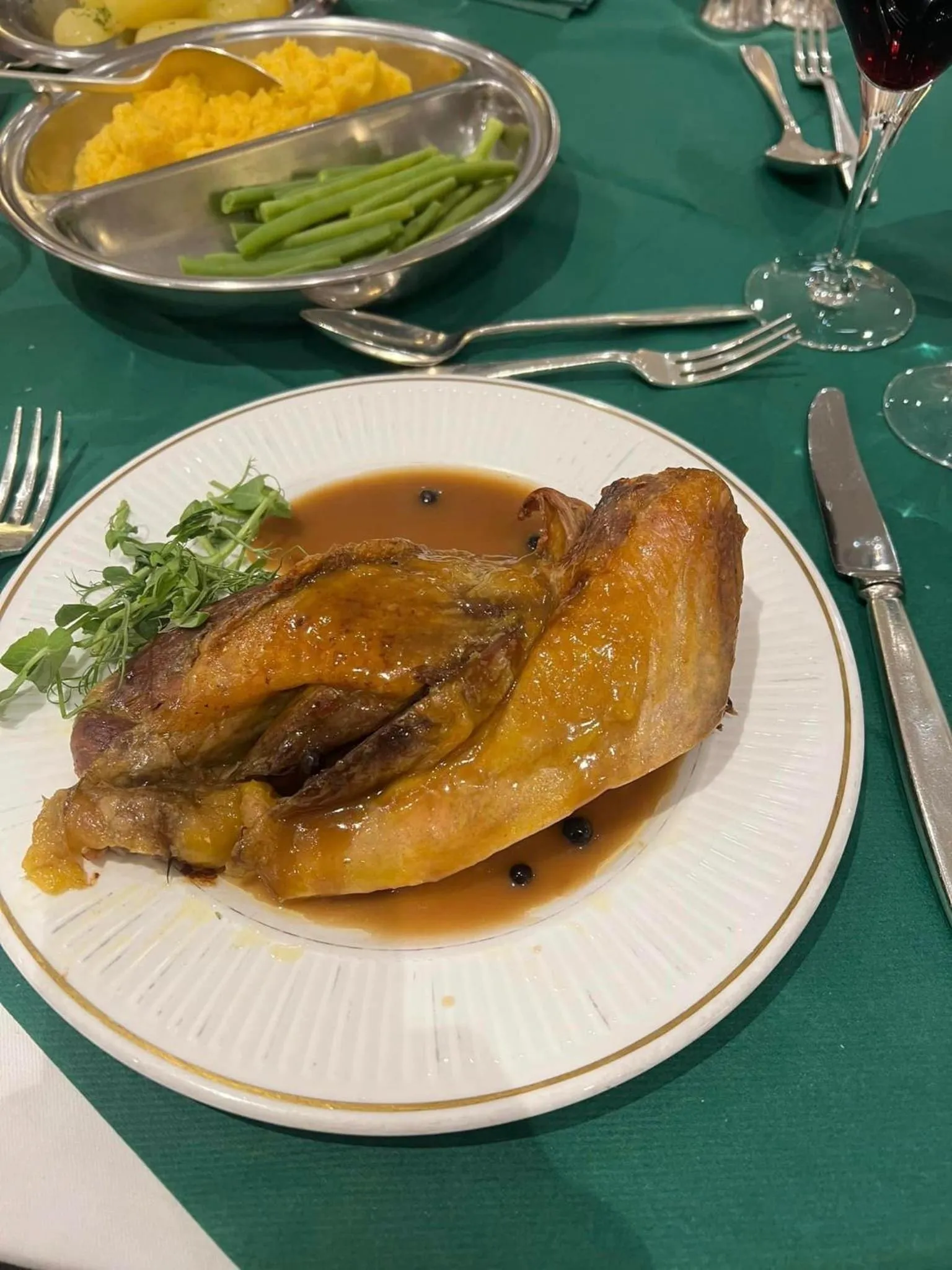 Dinner in Saxonville Hotel