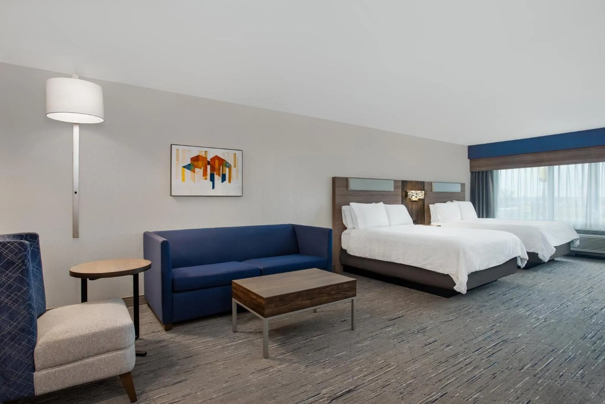 Photo of the whole room, Bed in Holiday Inn Express Hotel & Suites Terre Haute by IHG