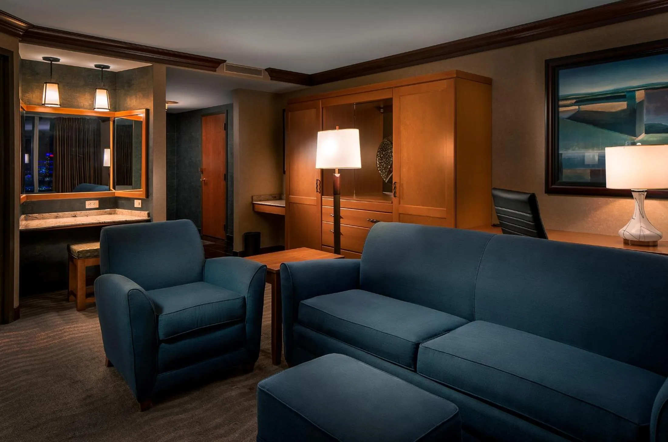 Seating area in Seneca Niagara Resort & Casino