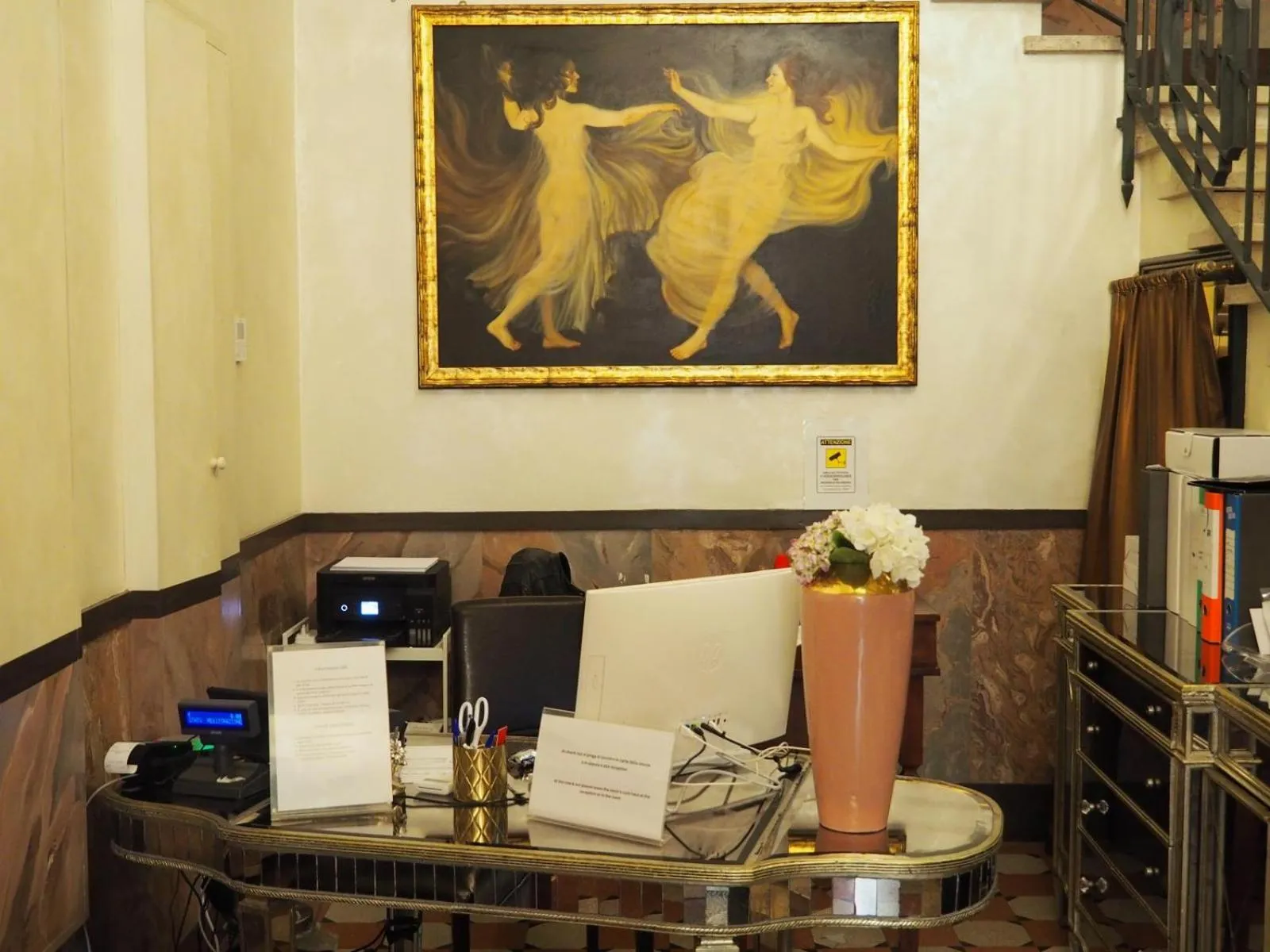 Lobby or reception in Contessa Arrivabene Antica Dimora