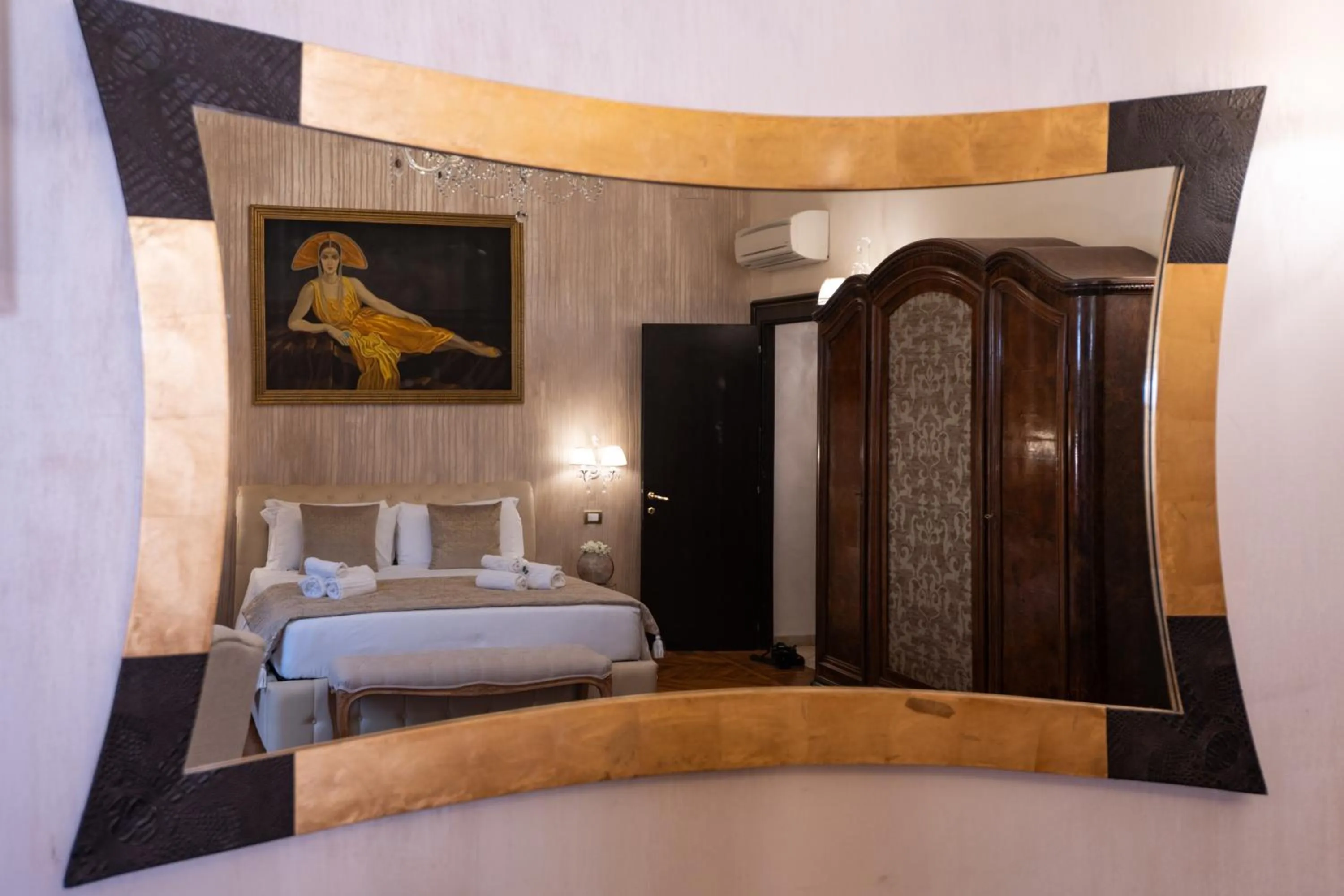 Bed in Contessa Arrivabene Antica Dimora