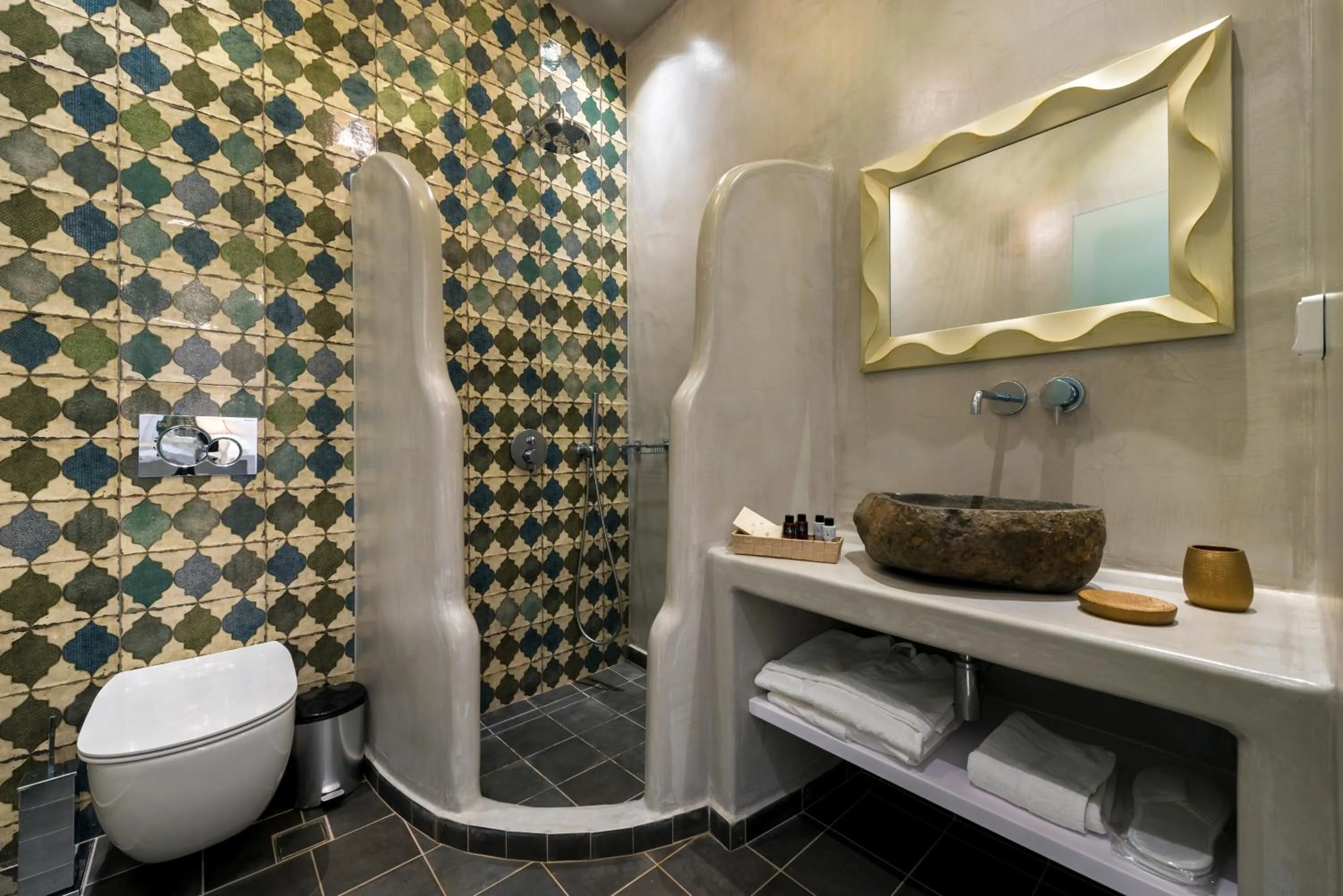 Shower in Emerald Collection Suites