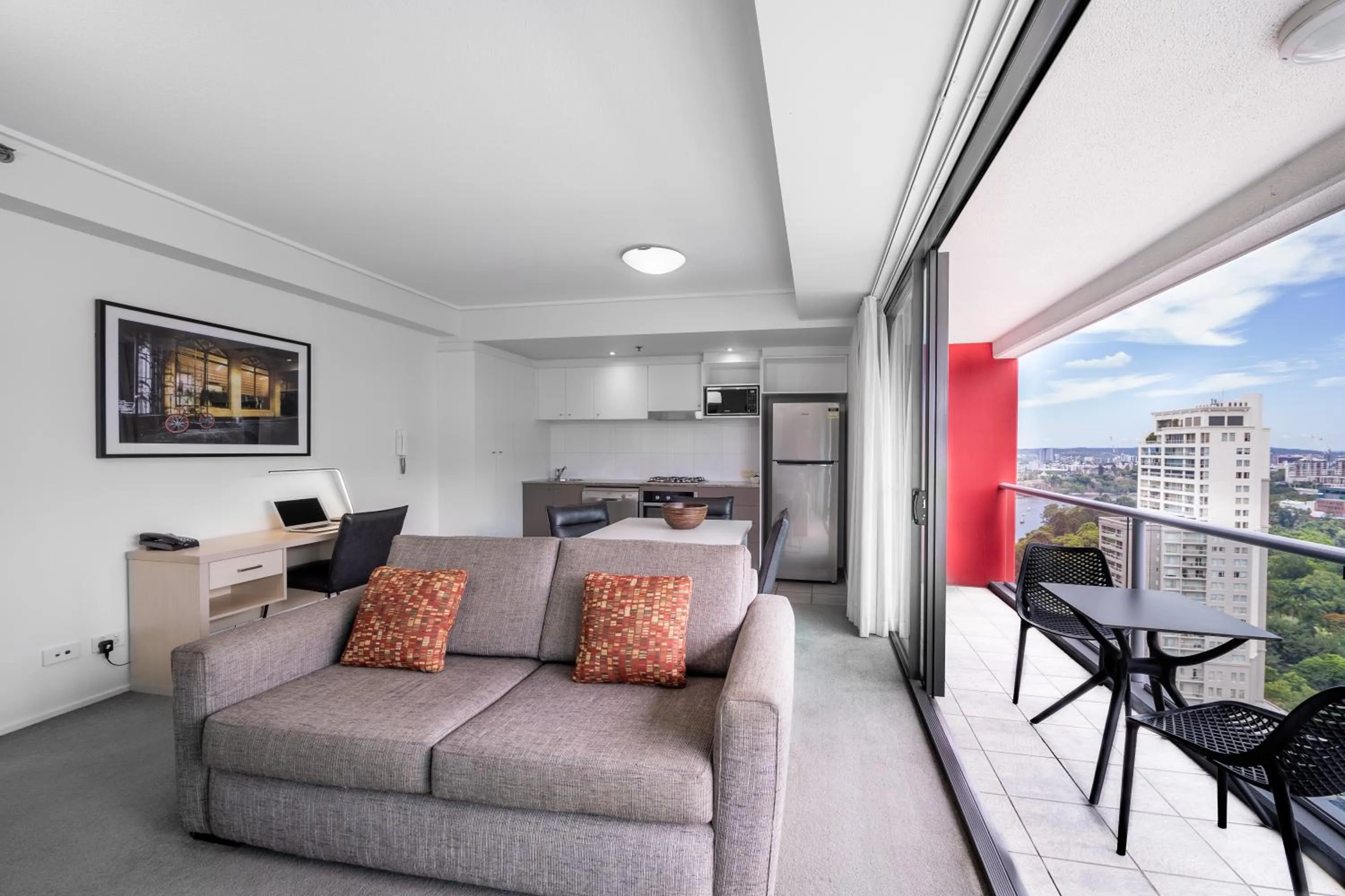 Balcony/Terrace in Oaks Brisbane on Felix Suites