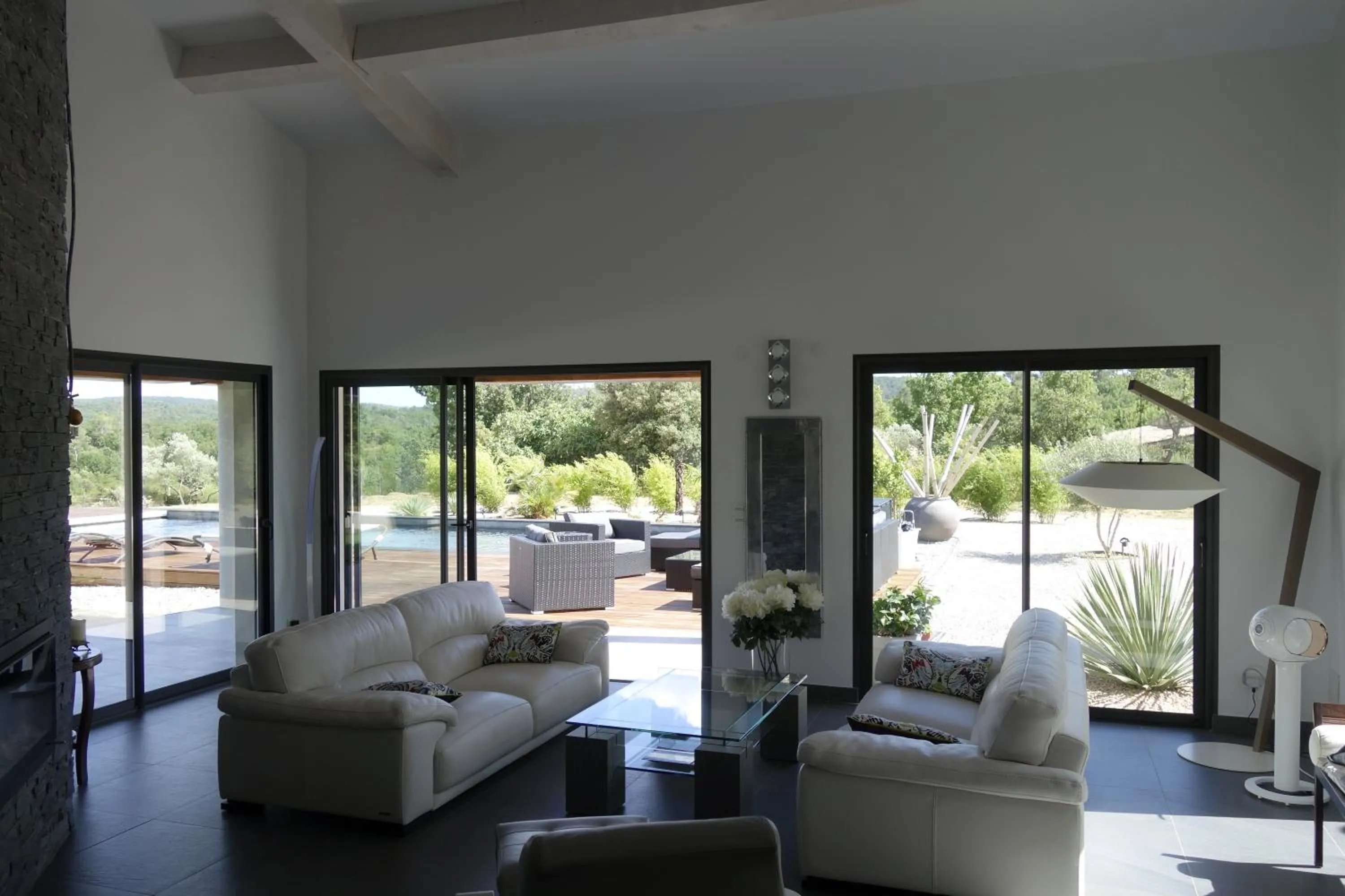 Patio in Villa Otilia-Bed and Breakfast-Chambres d'hôtes en Provence