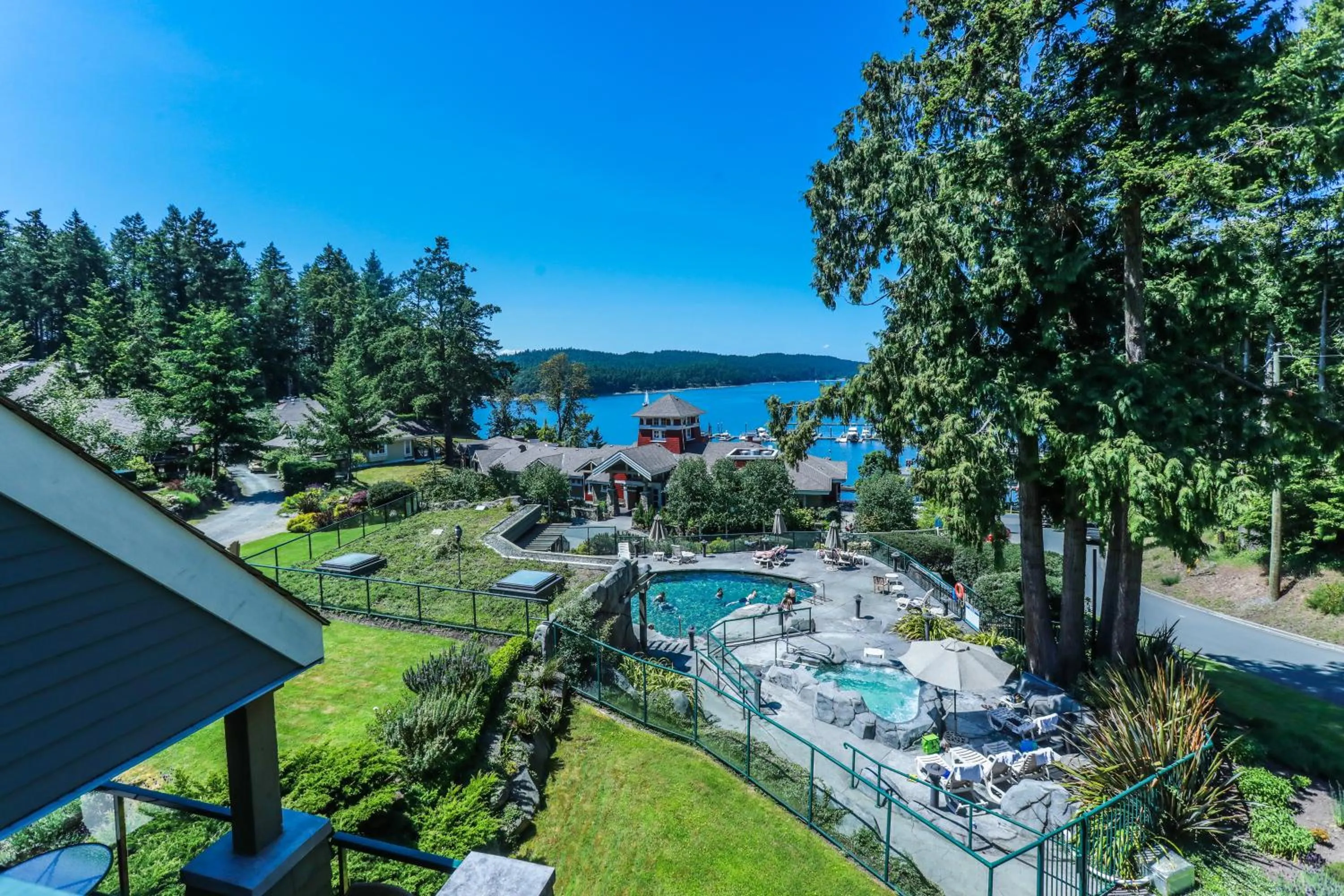 Garden view in Poets Cove Resort & Spa