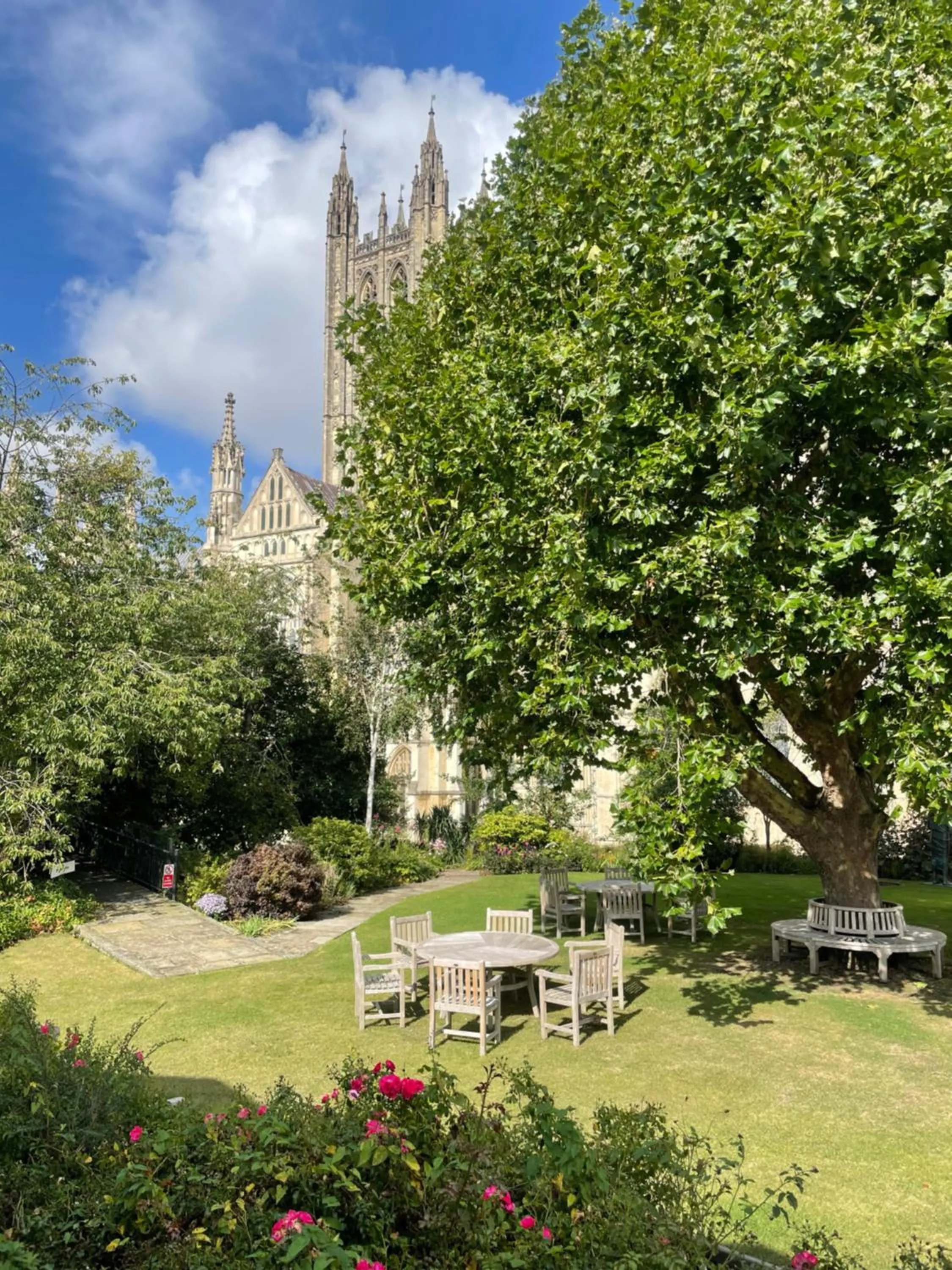 Garden in Canterbury Cathedral Lodge