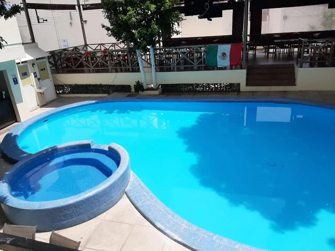 Swimming pool in Hotel María Eugenia Tuxtla Gutiérrez