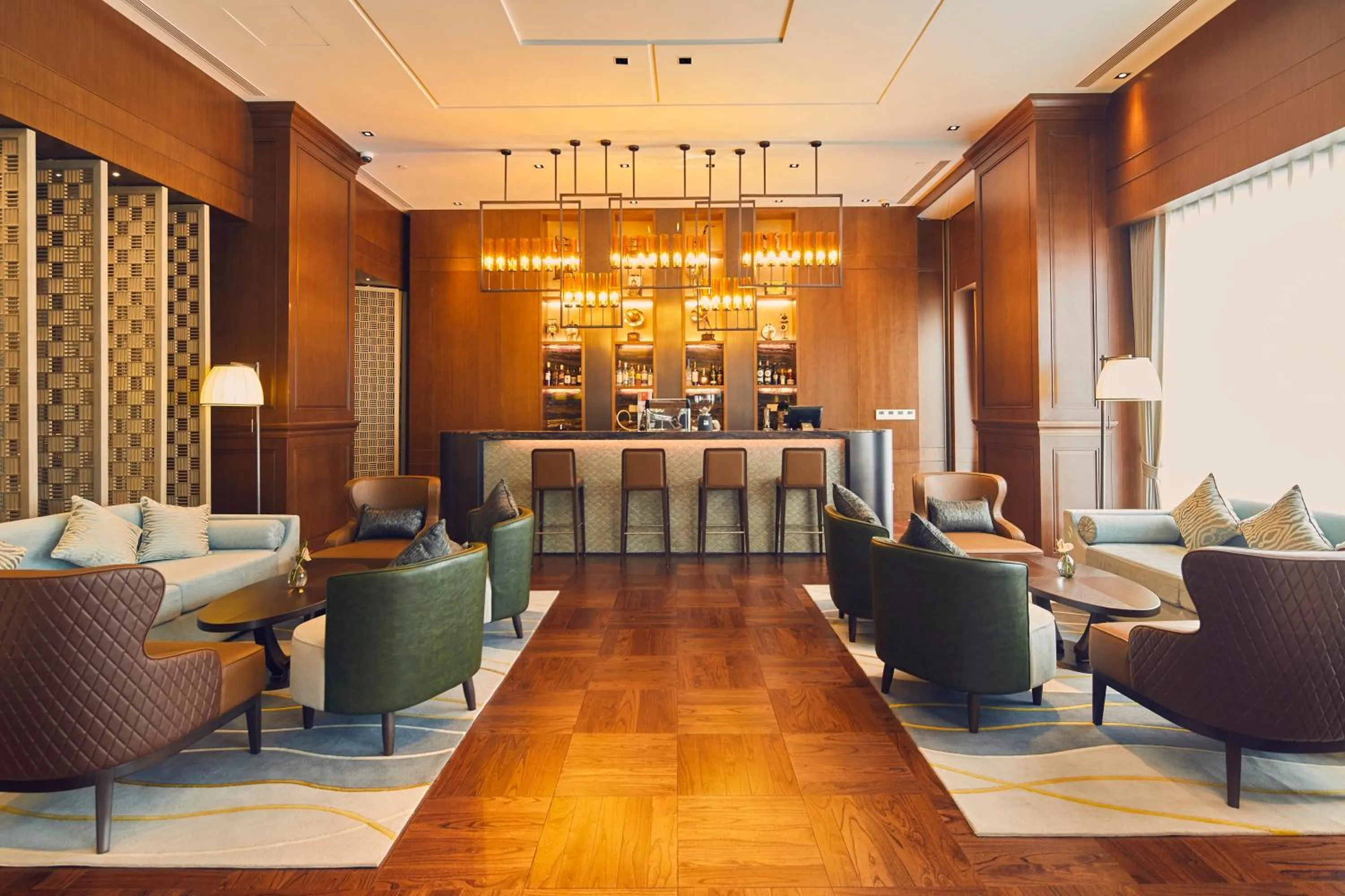 Seating area in LJZ Supreme Tower Hotel